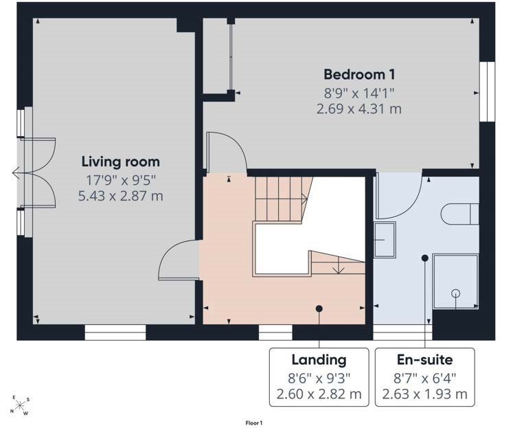 1, Beadle Way, Peterborough floorplan