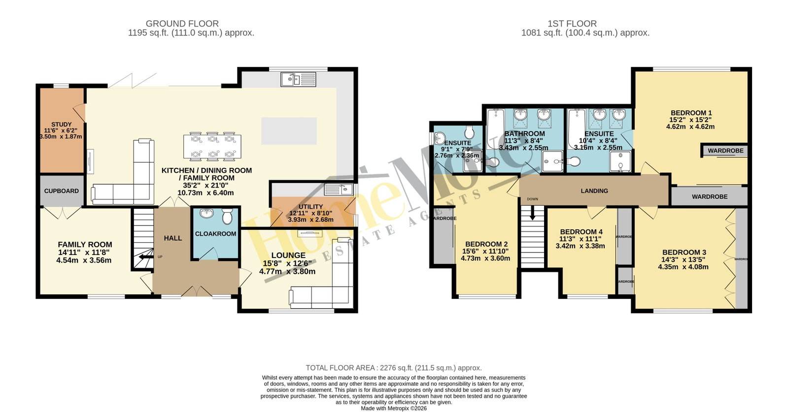 Manor Close, Northampton floorplan