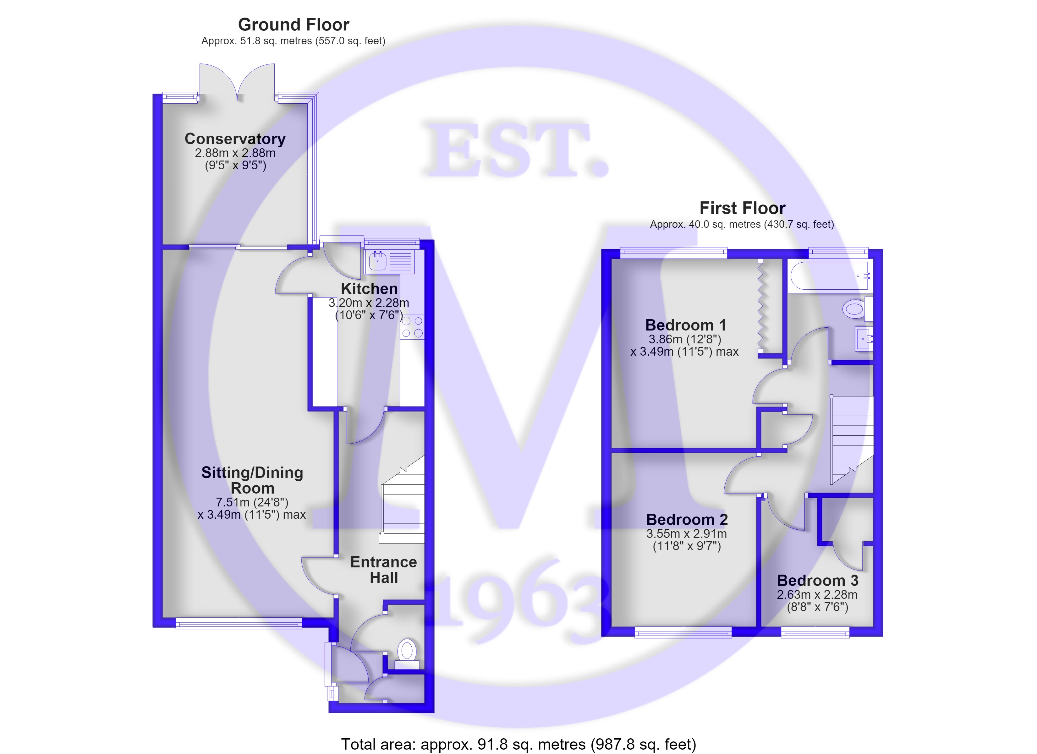 63, Thornham Road, Hampshire floorplan