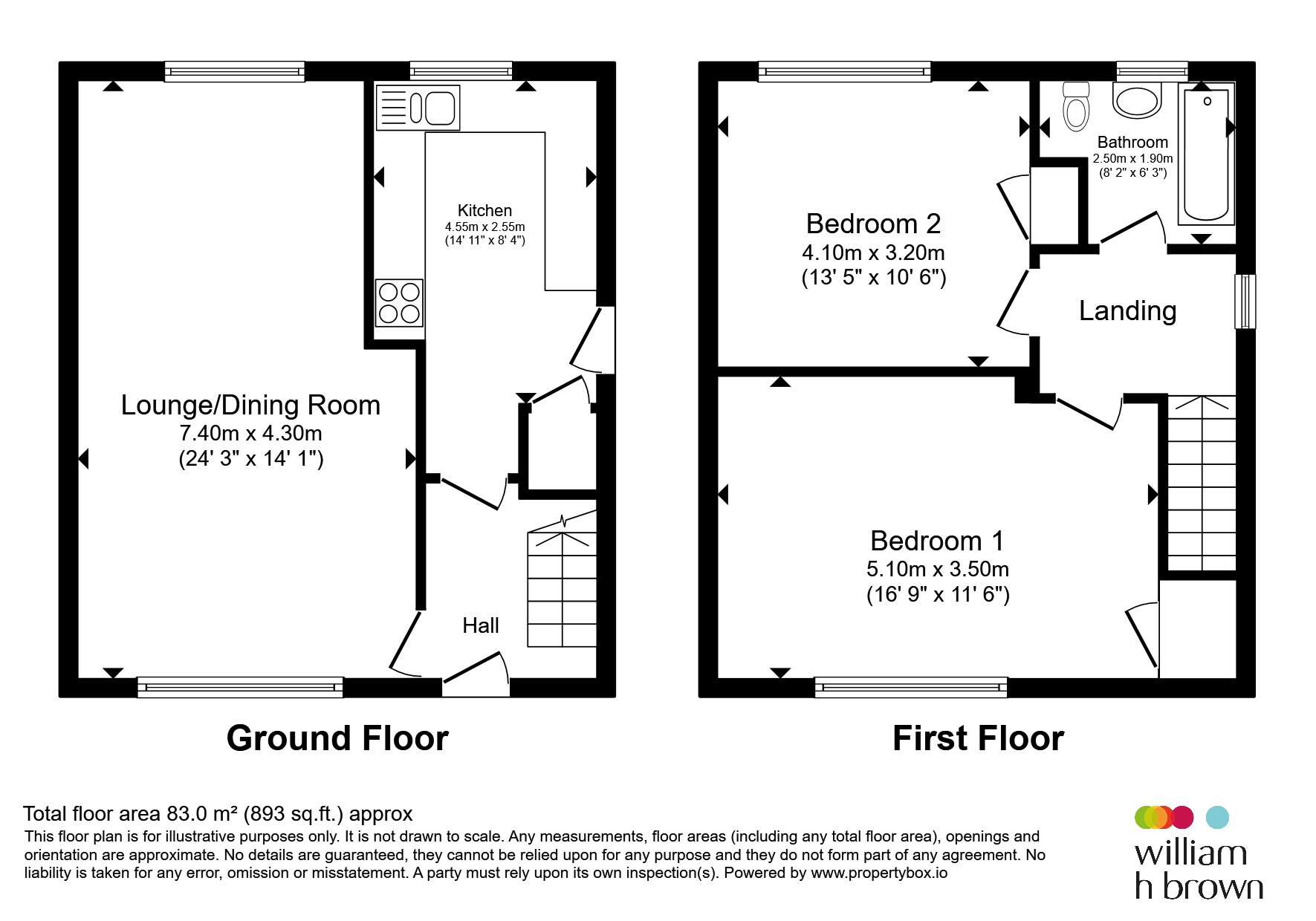 10, Windsor Road, Wellingborough floorplan