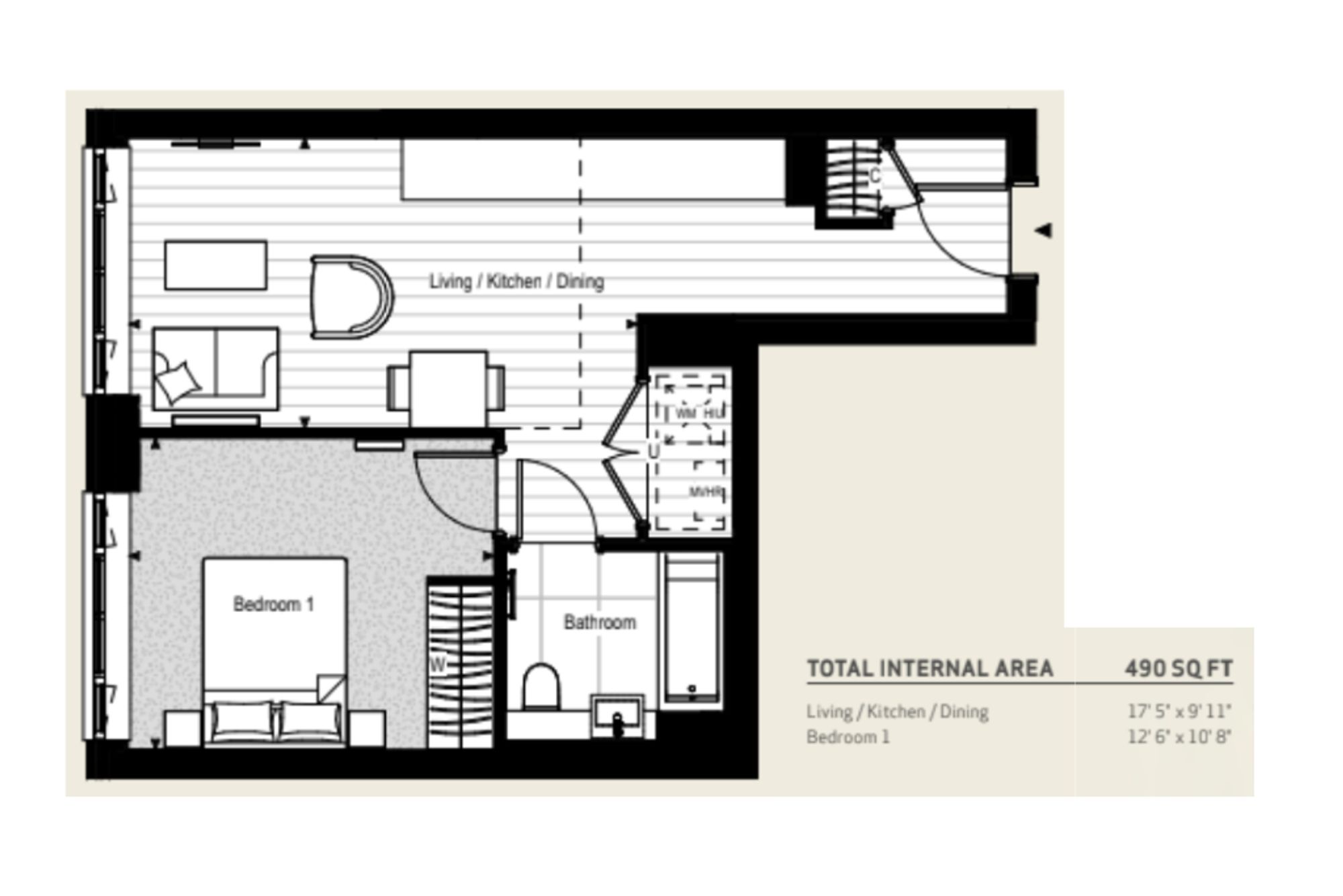 2.1.02.05 Opal House Southlake Road, London floorplan