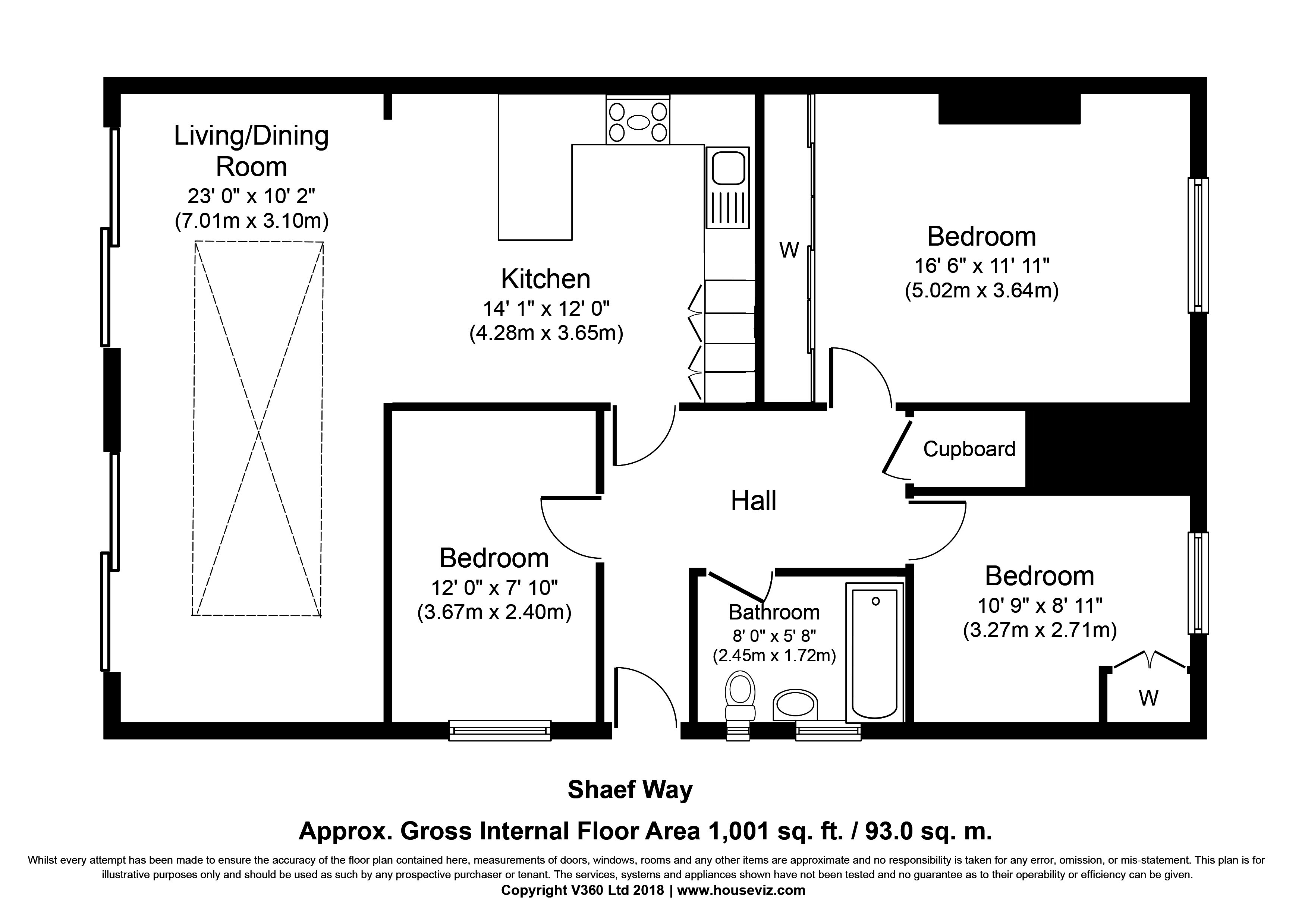 3 Bedrooms Maisonette for sale in Shaef Way, Teddington TW11