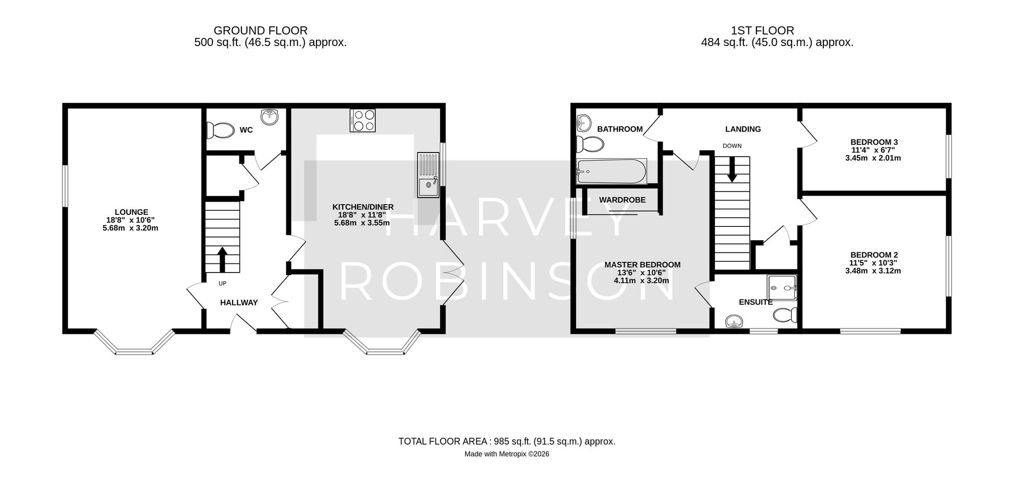41 Walston Way, Huntingdon floorplan
