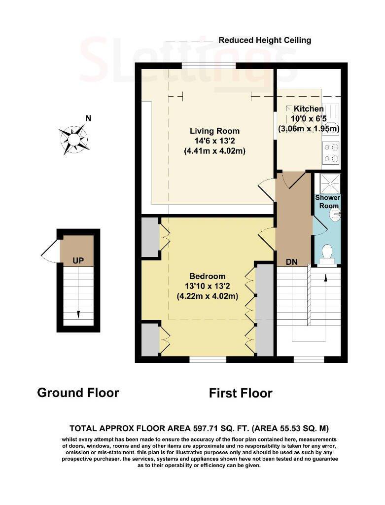 Flat 3, 52, Finchley Lane, London floorplan