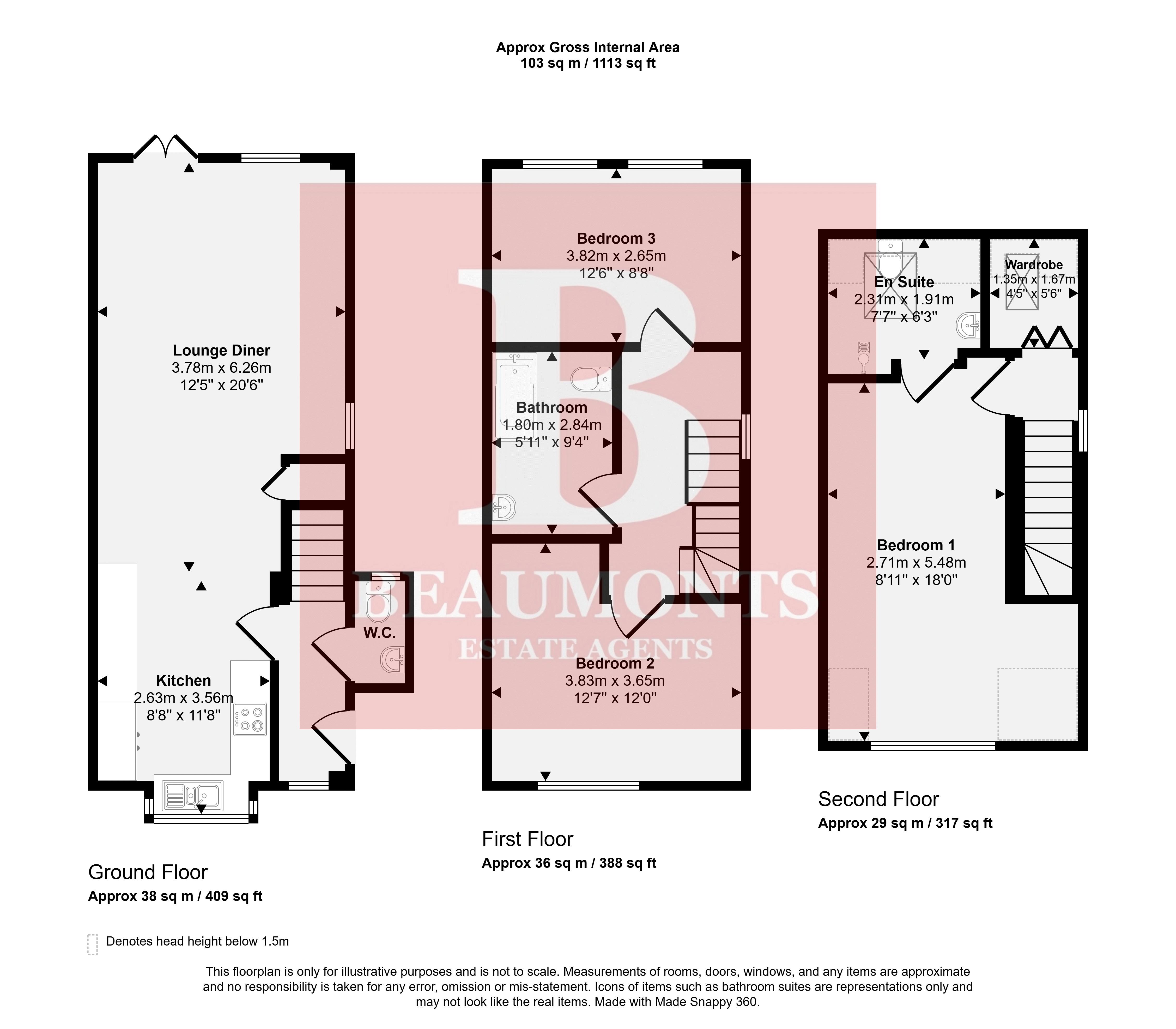 142B, Balfour Road, Brighton floorplan