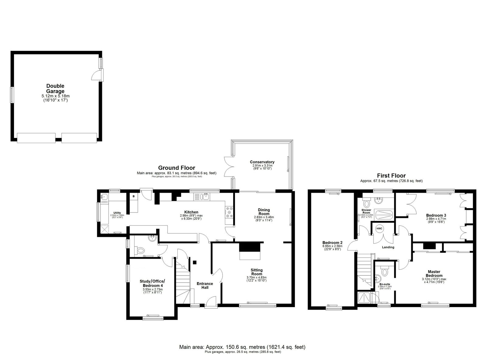 1, Springfields, Tetbury floorplan