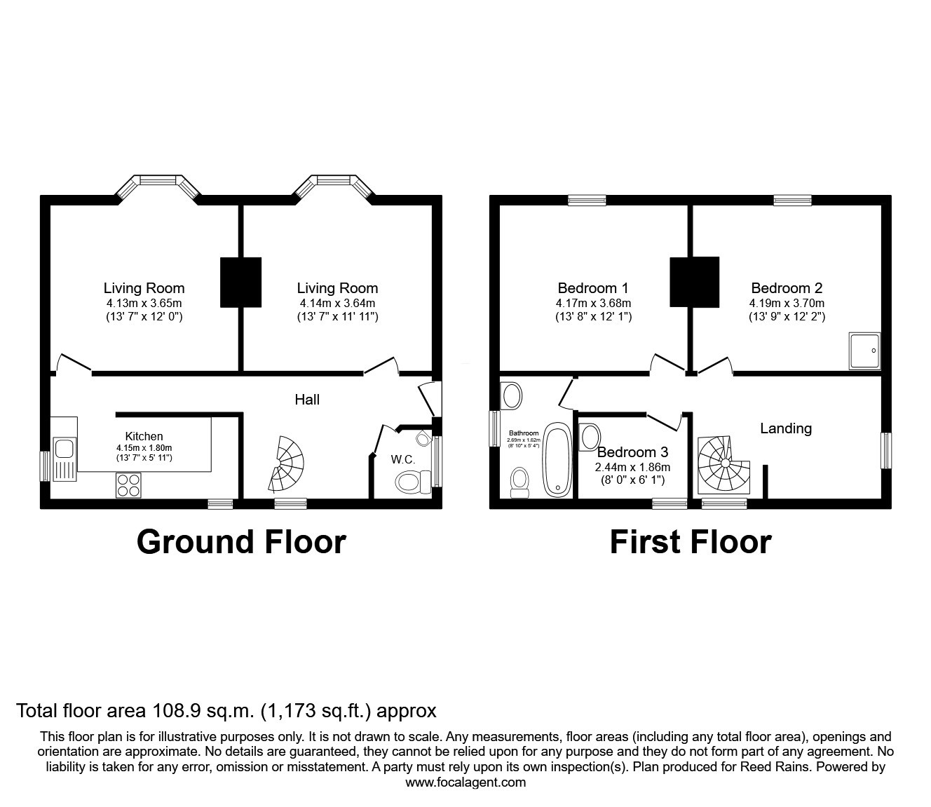 Burnham Cottage,, Grainsby, Lincolnshire floorplan