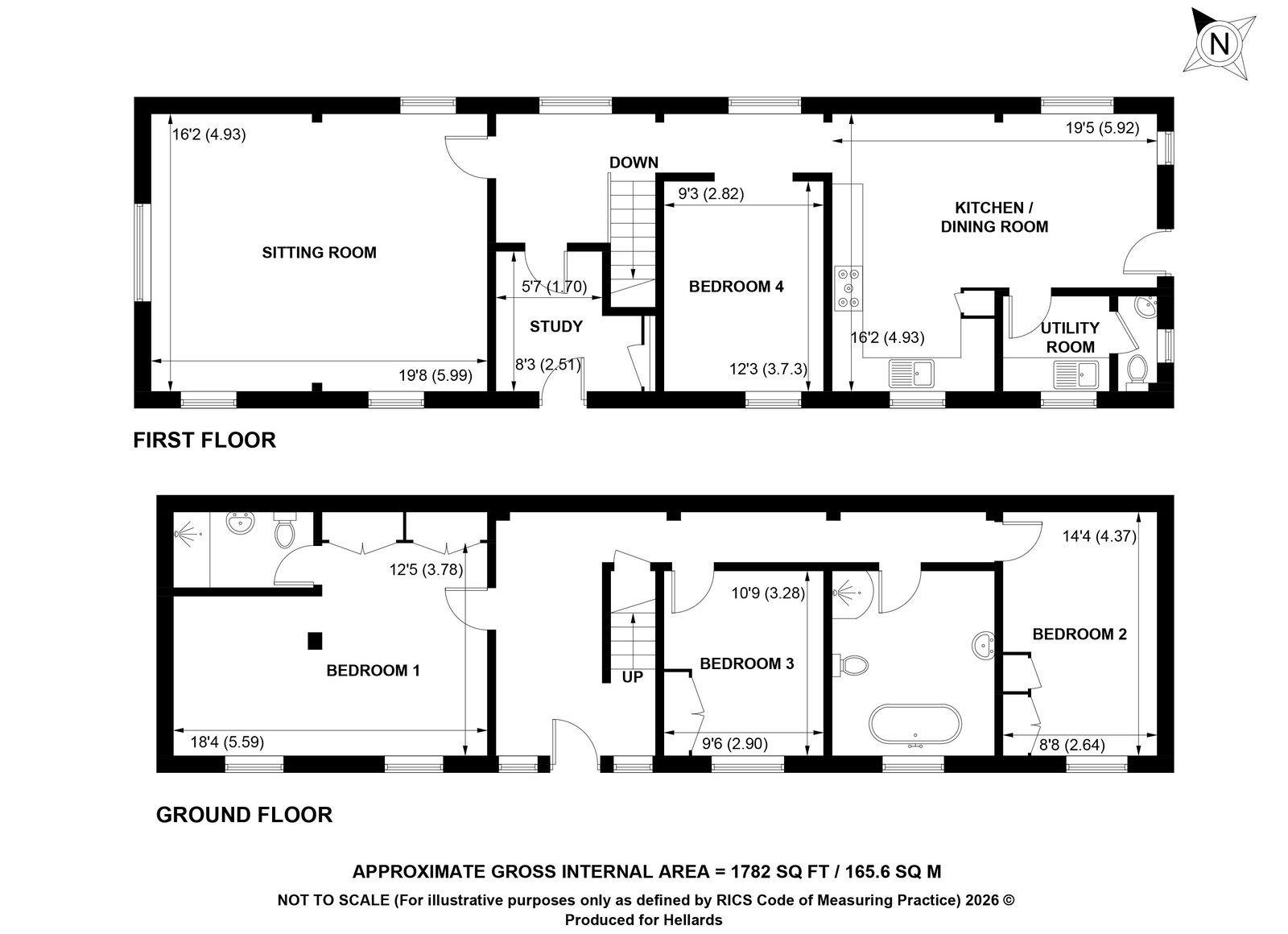 Bottom Pond Farm,The Granary, Winchester floorplan