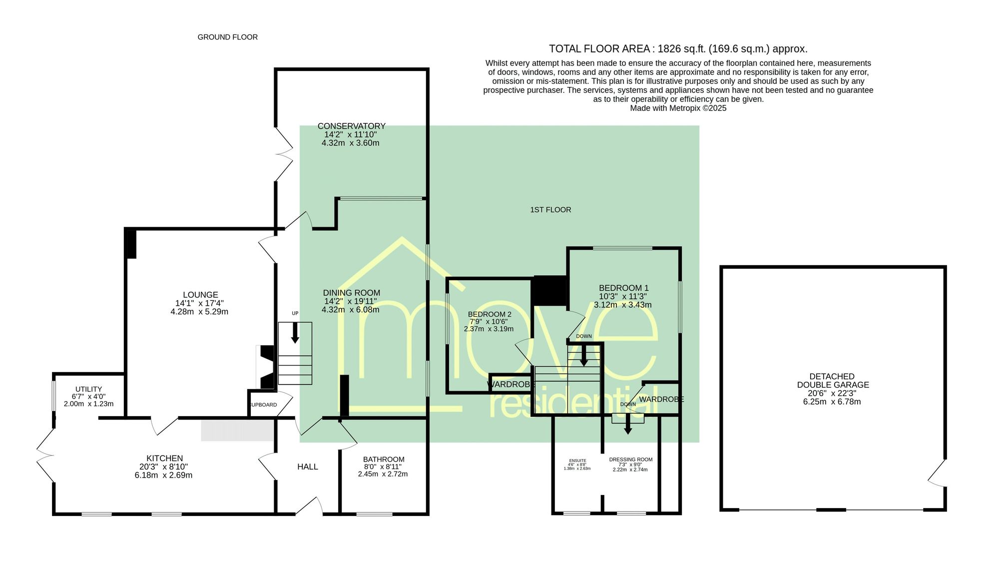 White House Broad Lane, Wirral floorplan