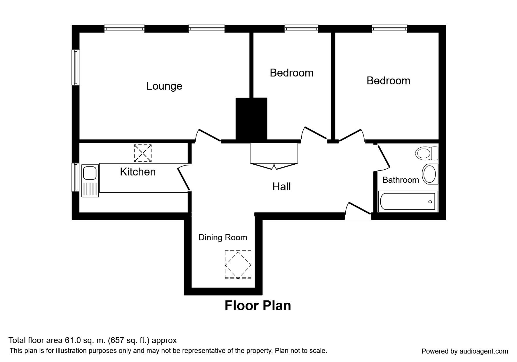 2 Bedrooms Flat for sale in Luddenden, Halifax HX2