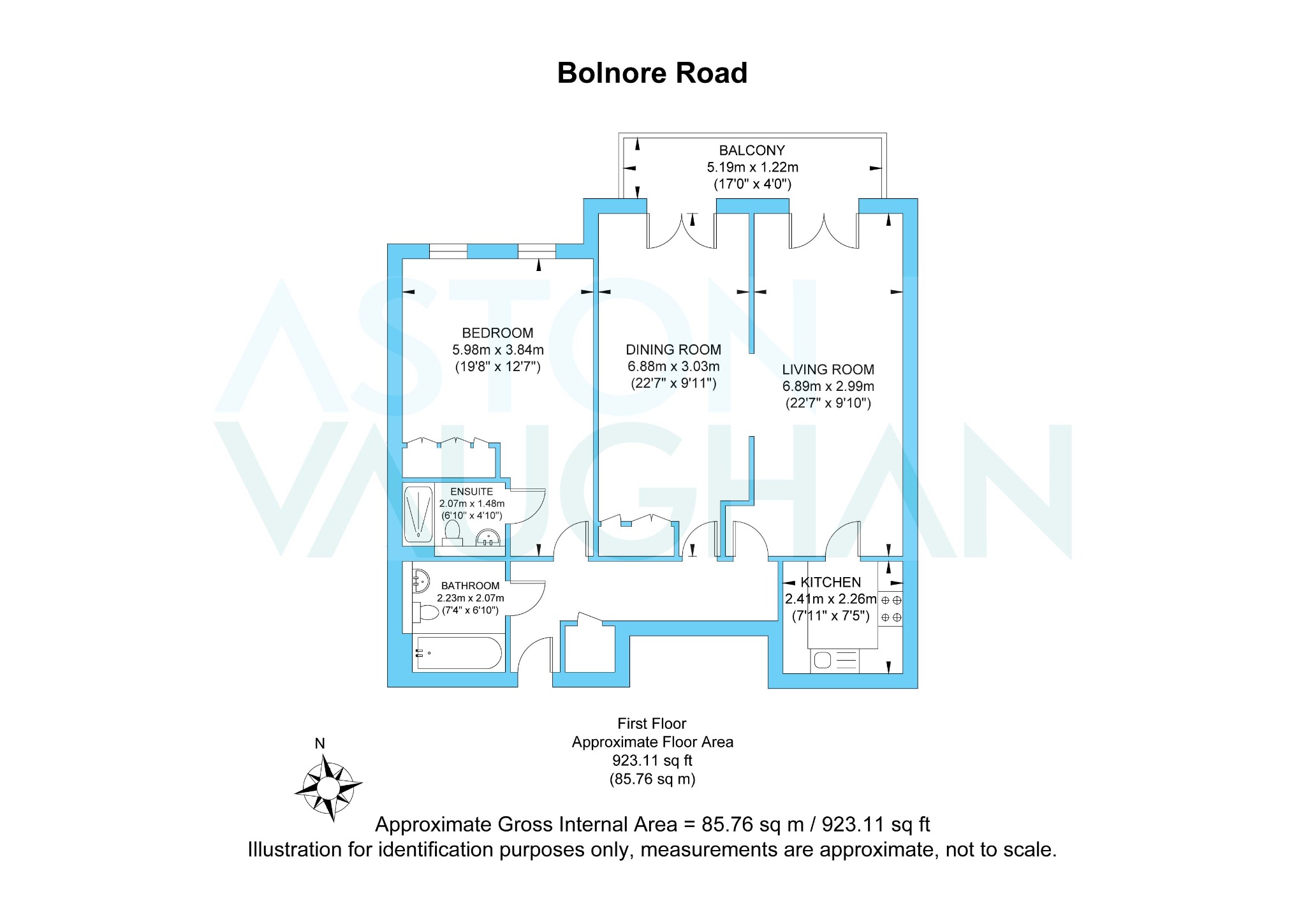 Flat 14, Fleur de Lis, Haywards Heath floorplan