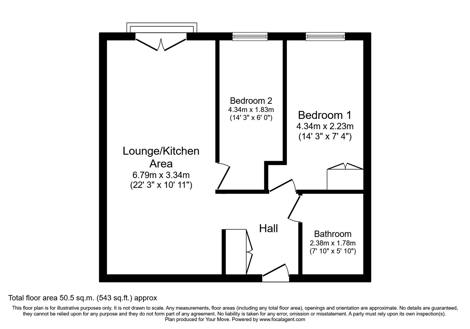 79, Southgate Way, West Midlands floorplan