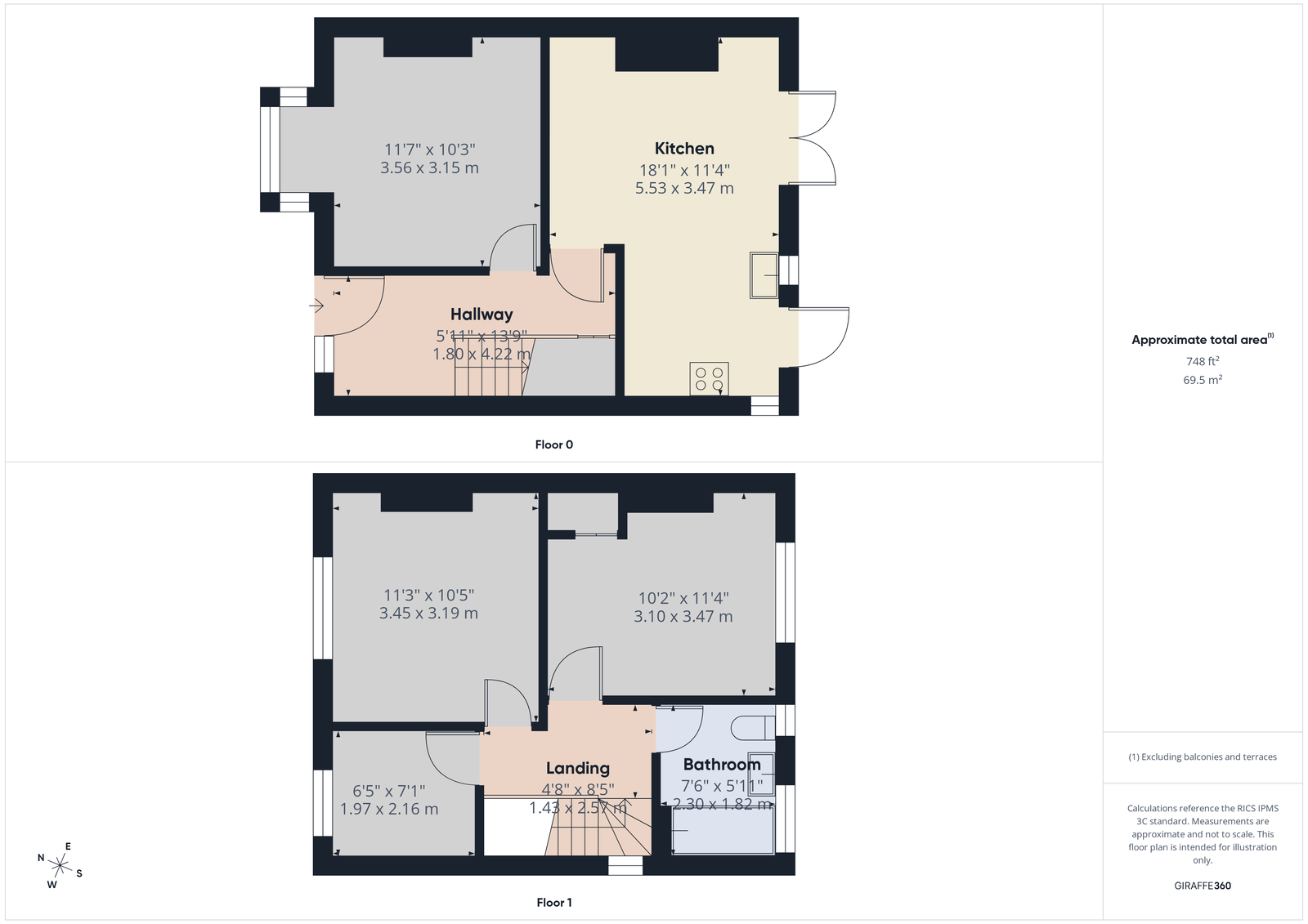 13, York Gardens, Paignton floorplan
