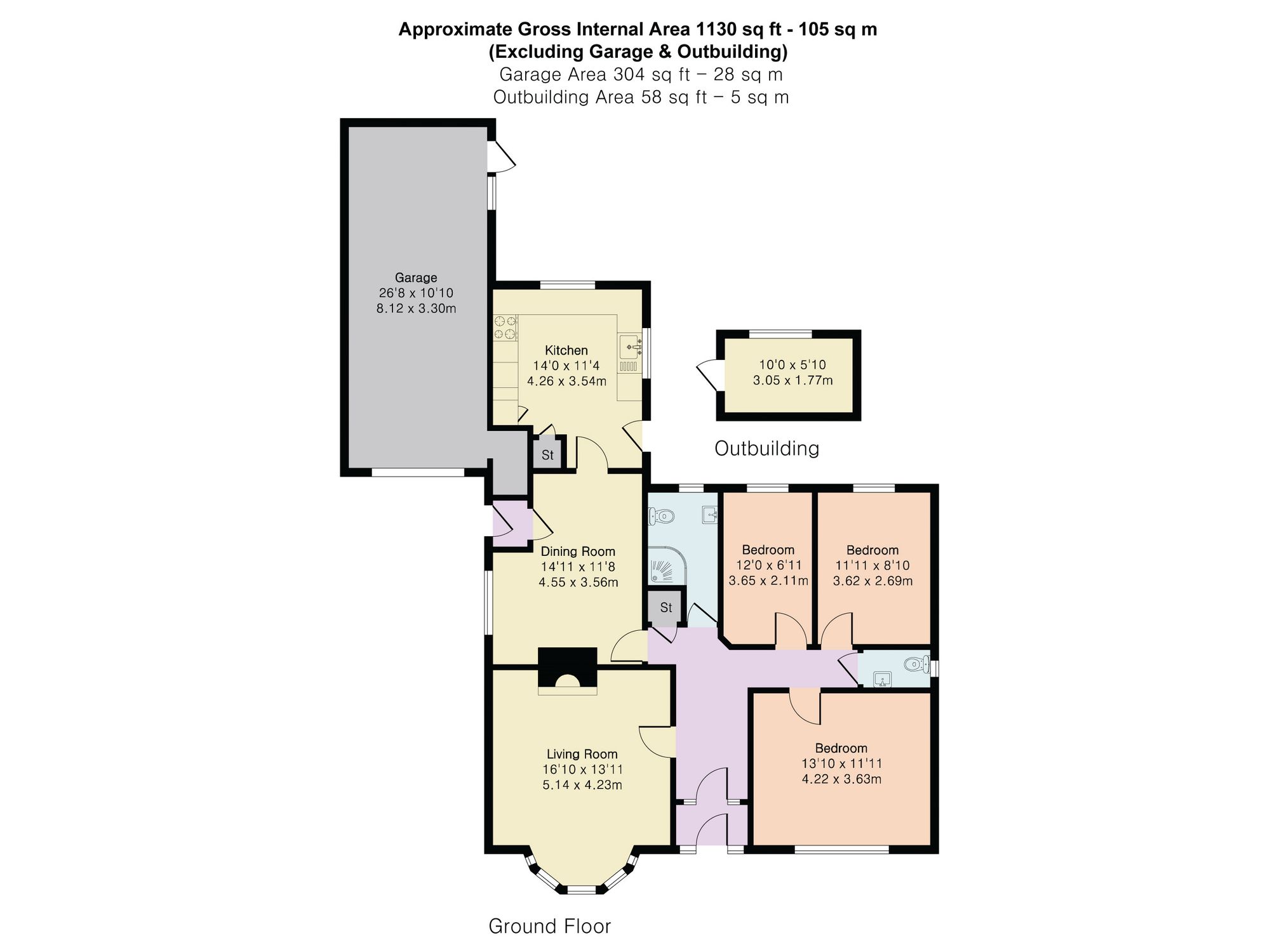 168 Bodmin Road, Truro floorplan