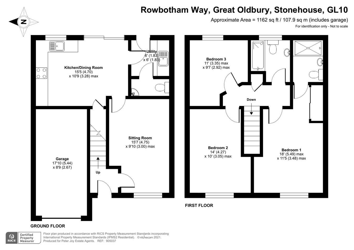 Rowbotham Way, Great Oldbury, Stonehouse GL10, 3 bedroom semi-detached ...