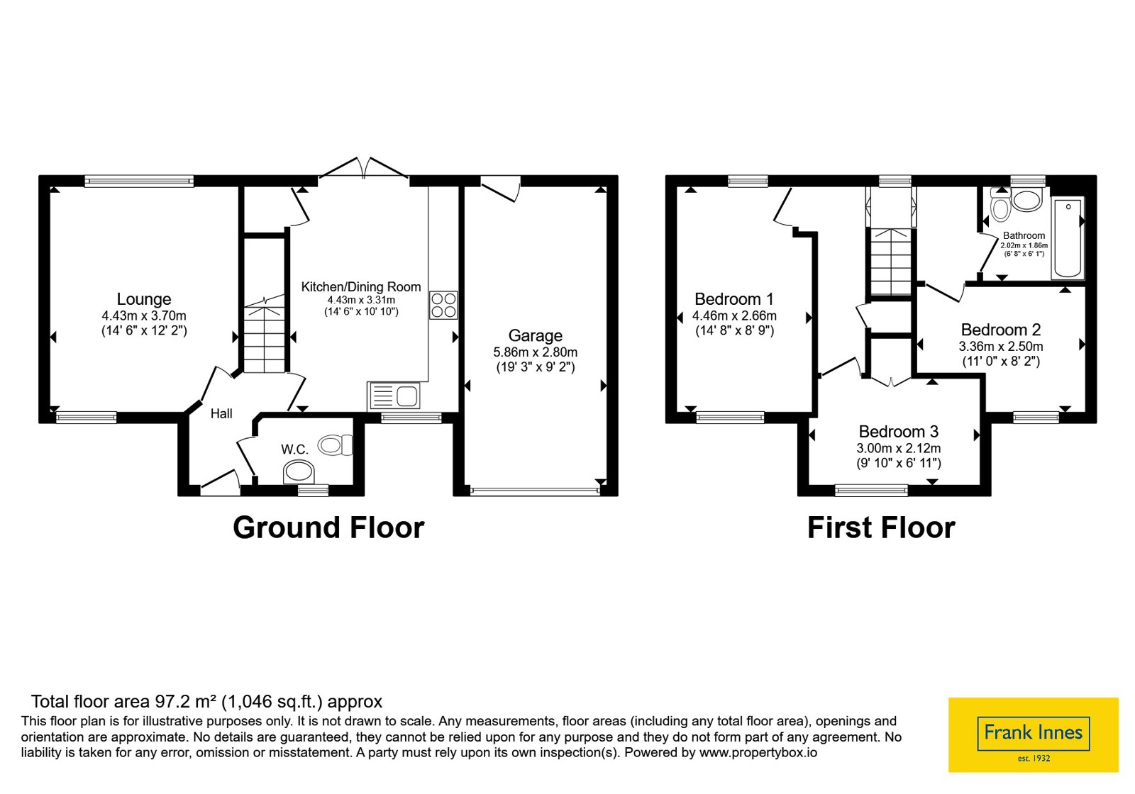 301, Highbury Road, Nottinghamshire floorplan