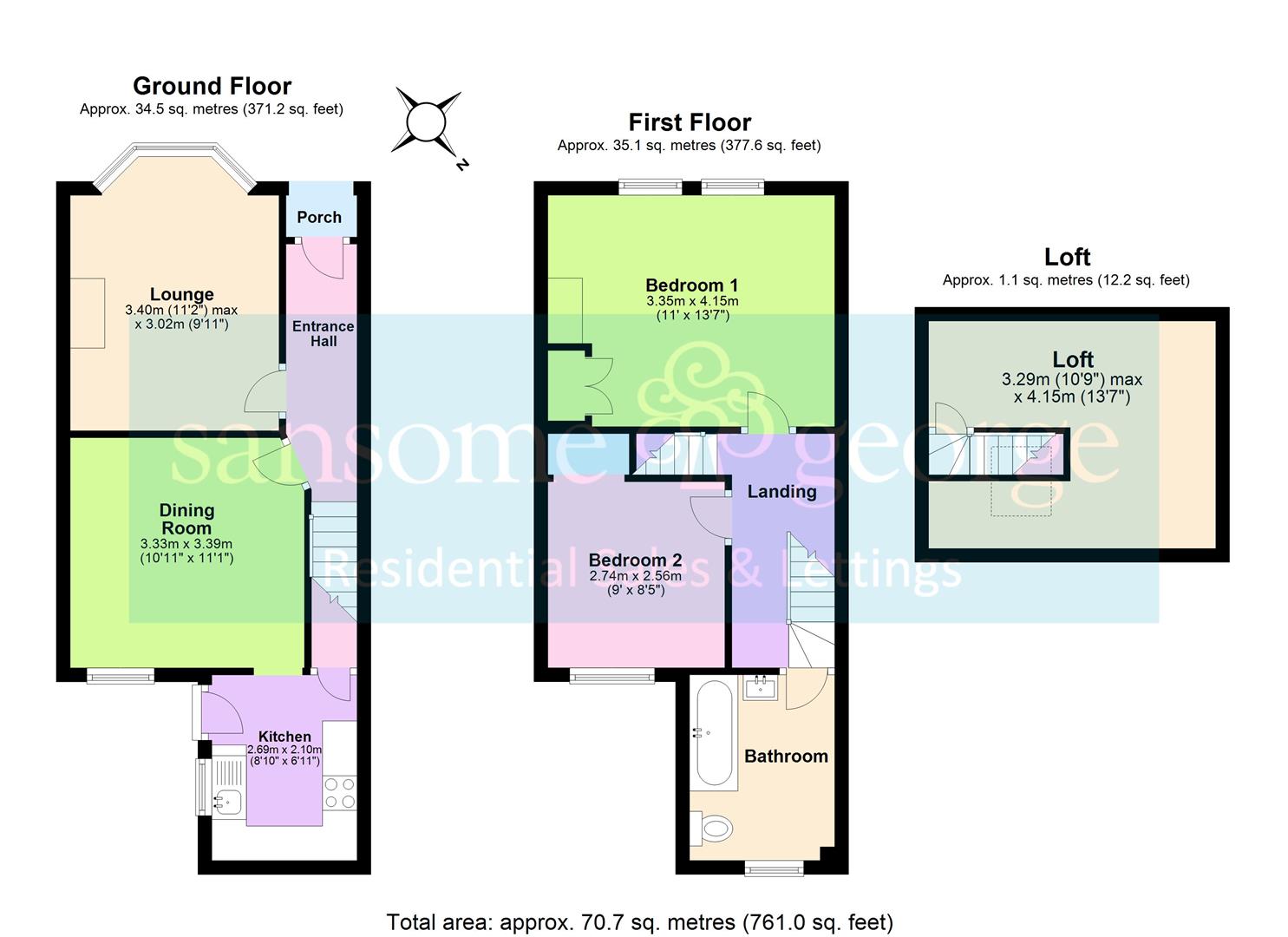 Belle Vue Road, Reading RG1, 2 bedroom terraced house for sale
