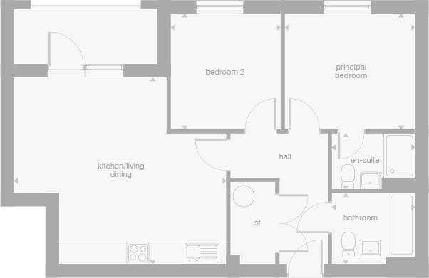 101, Chobham Road, Frimley floorplan