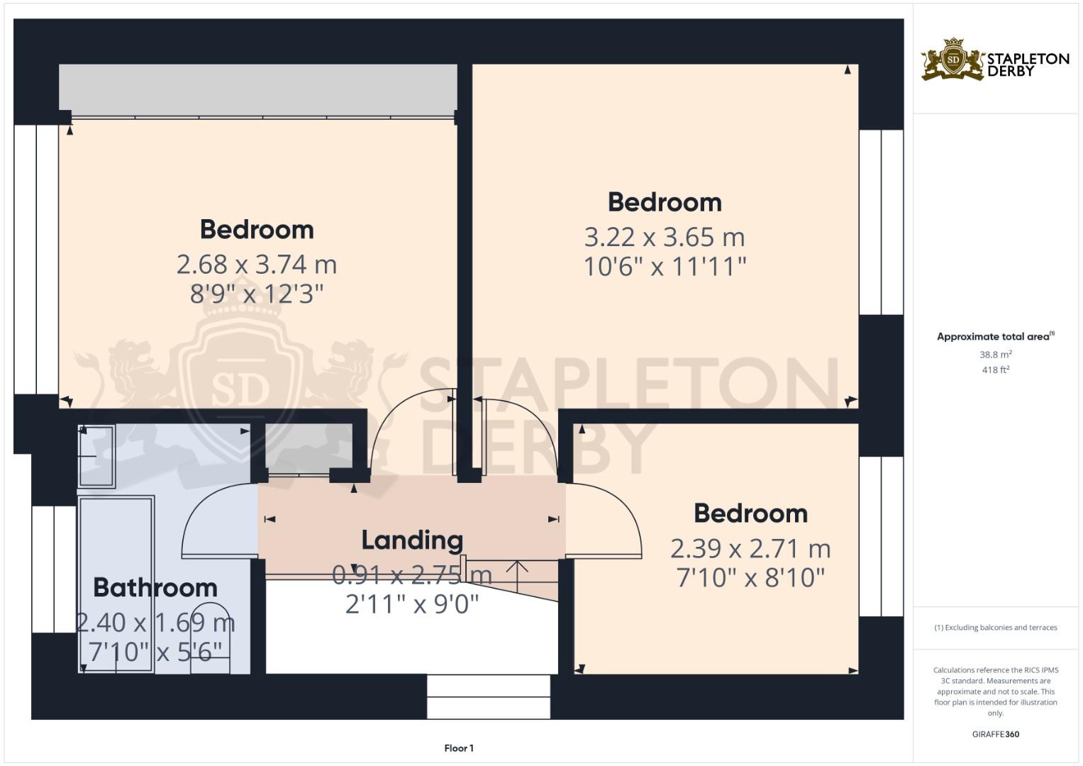 25, Wharfedale Drive, Prescot floorplan