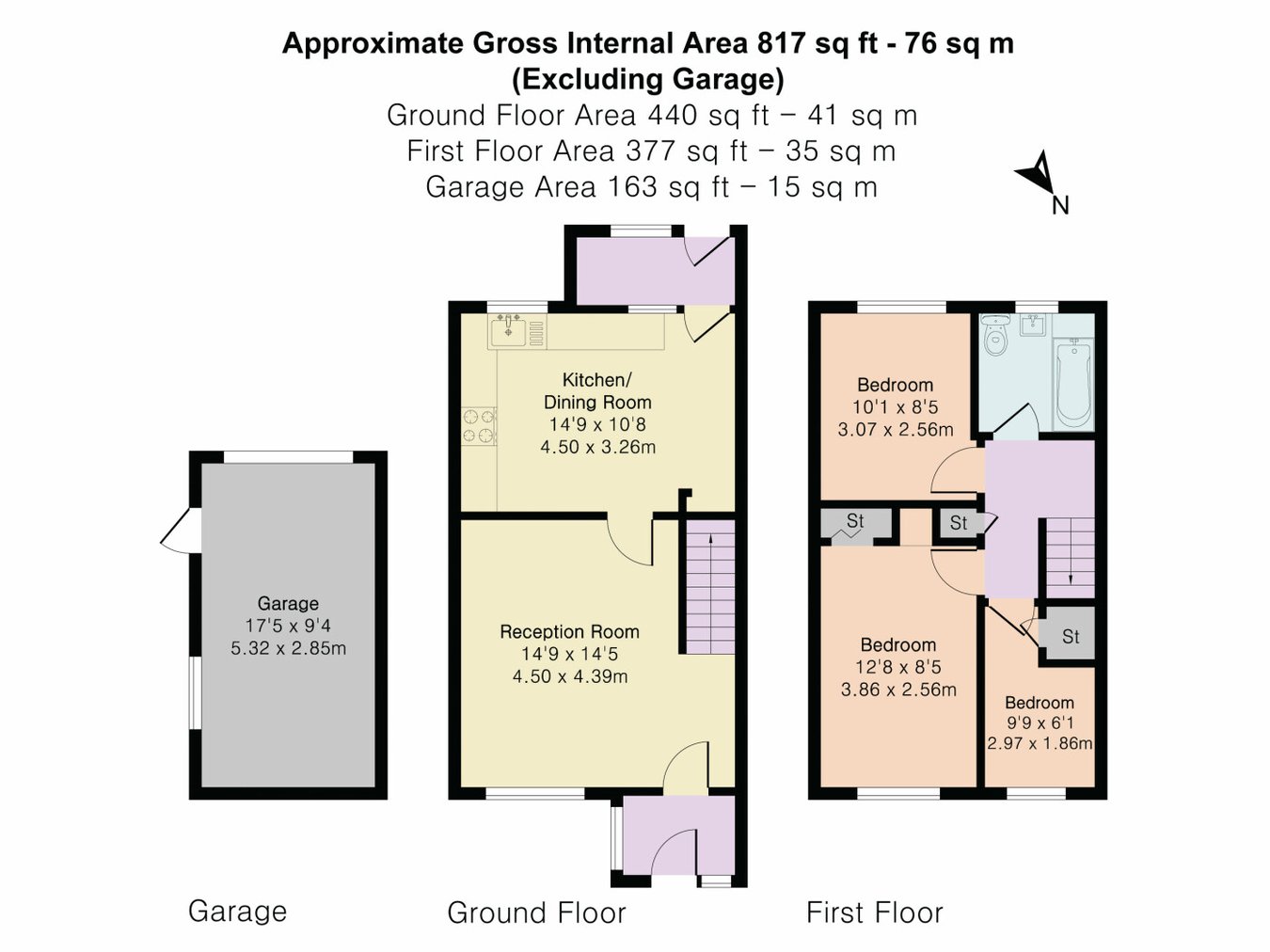 33, Rowan Way, Nailsworth floorplan
