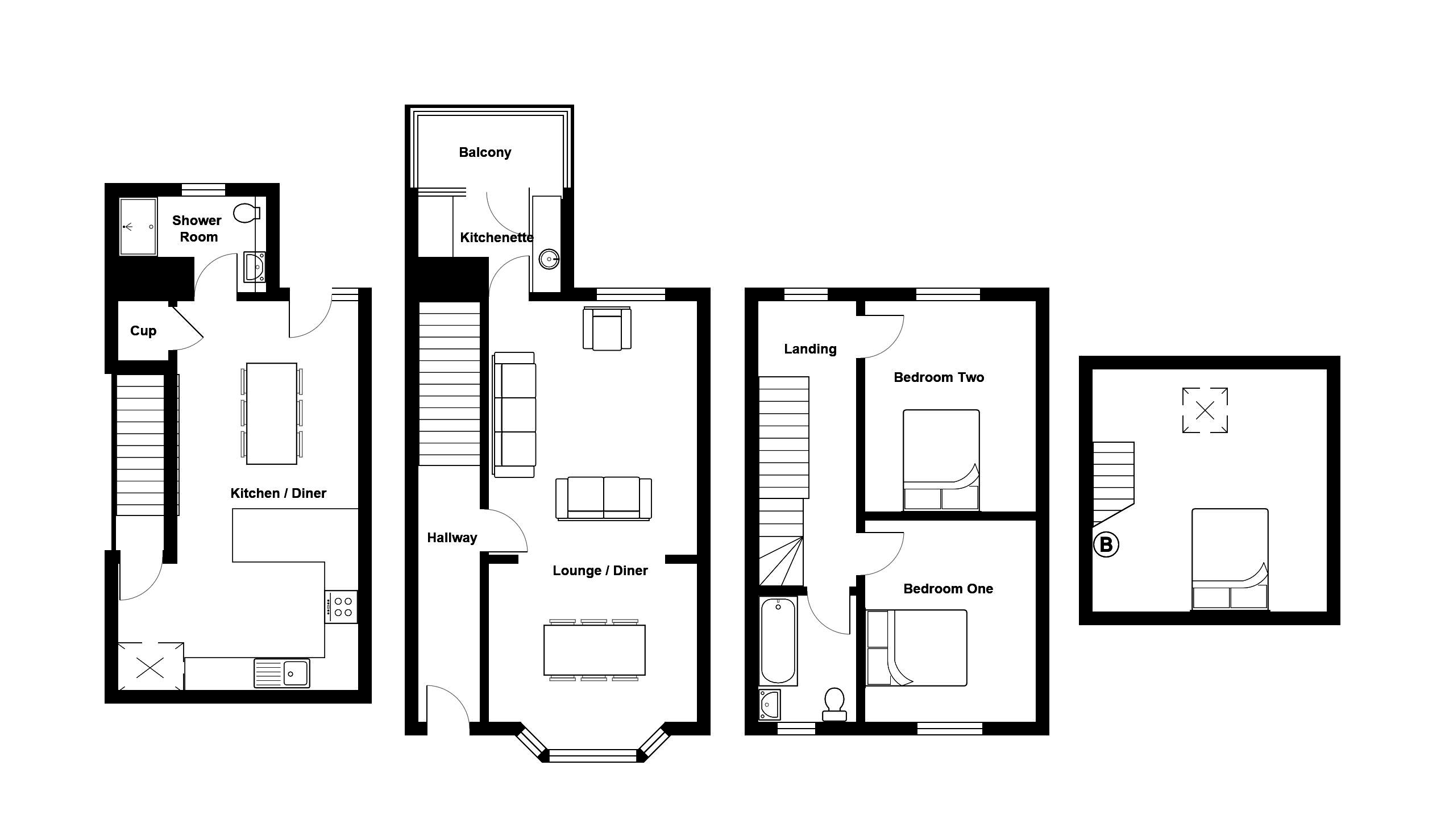 2 Bedrooms Terraced house for sale in Sudan Terrace, Oak Street, Abertillery NP13