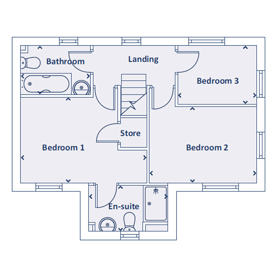 Plot 280, Ashbourne Road, Buxton floorplan