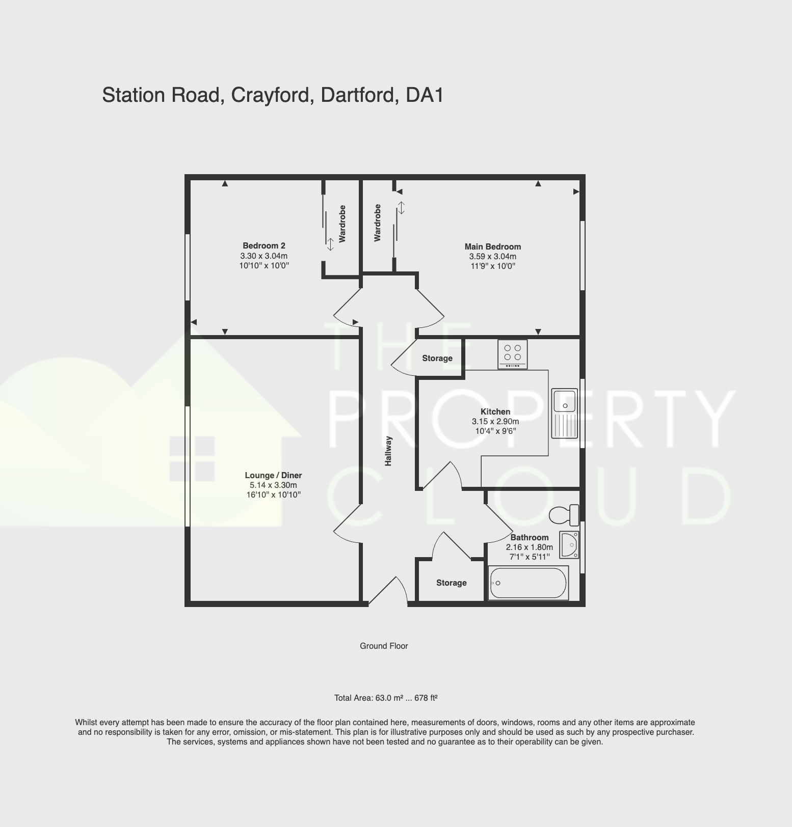182, Station Road, Dartford floorplan