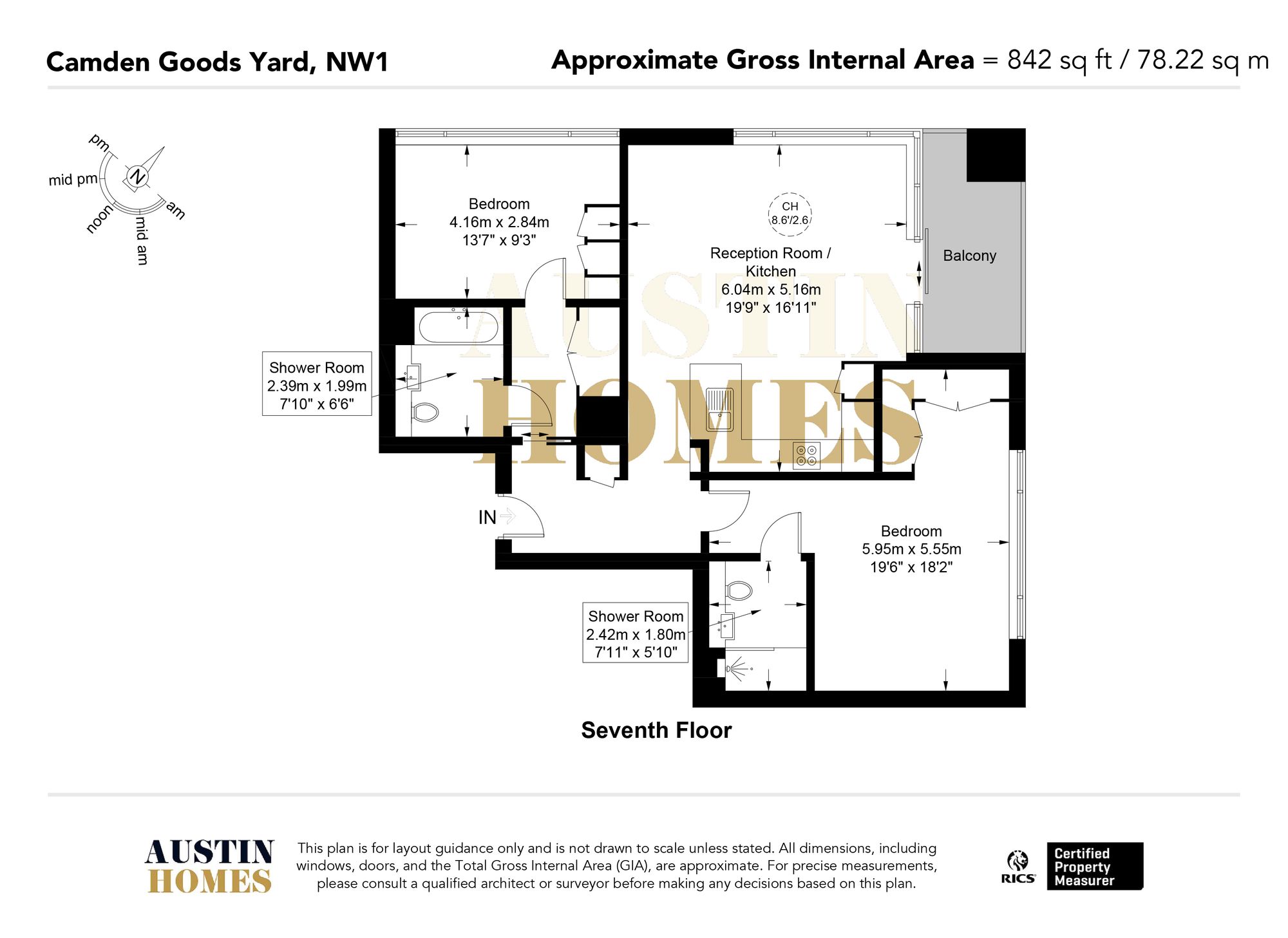 22 Landsdowne House, 3 Engine House Way, London floorplan