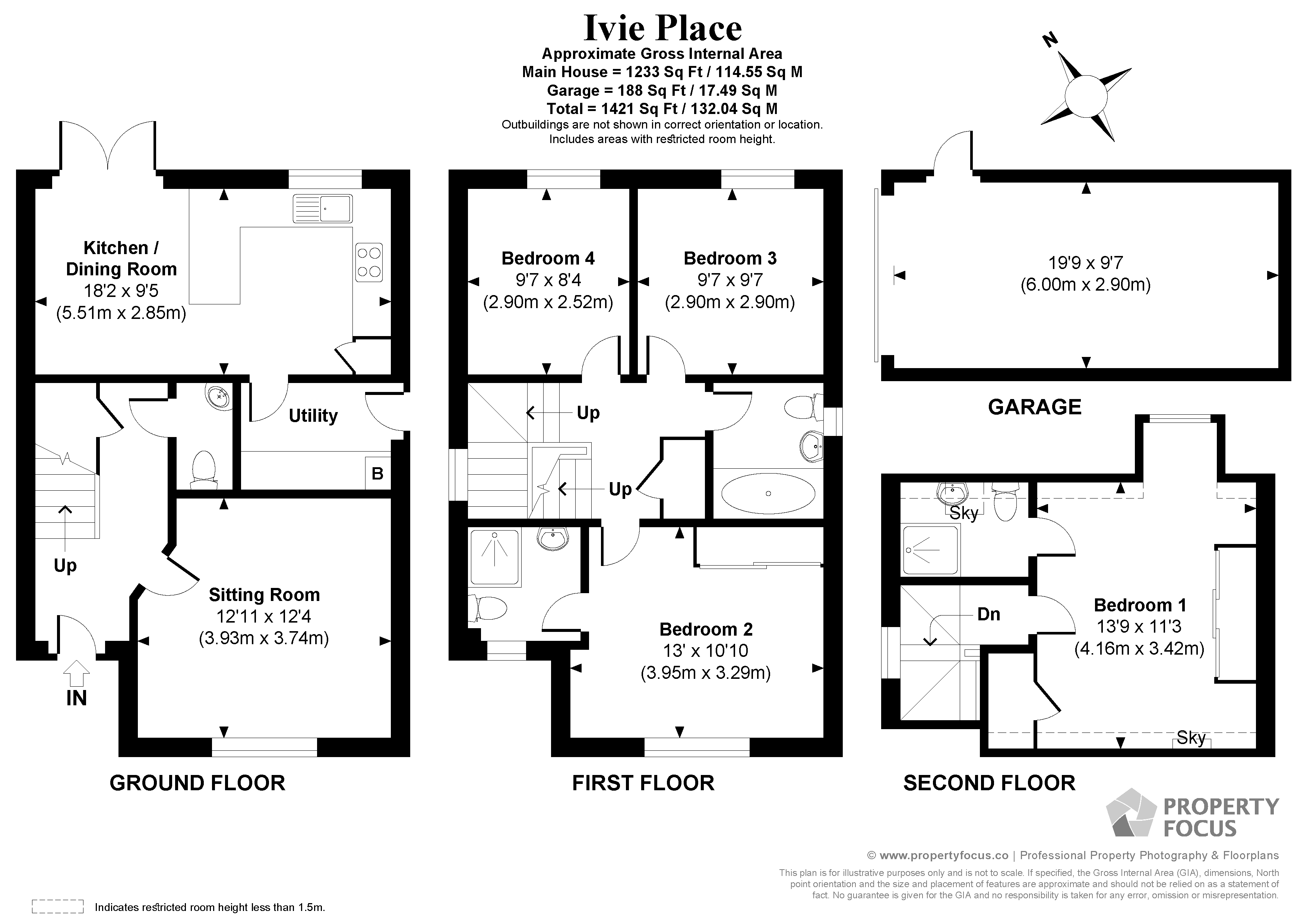 11, Ivie Place, Wiltshire floorplan