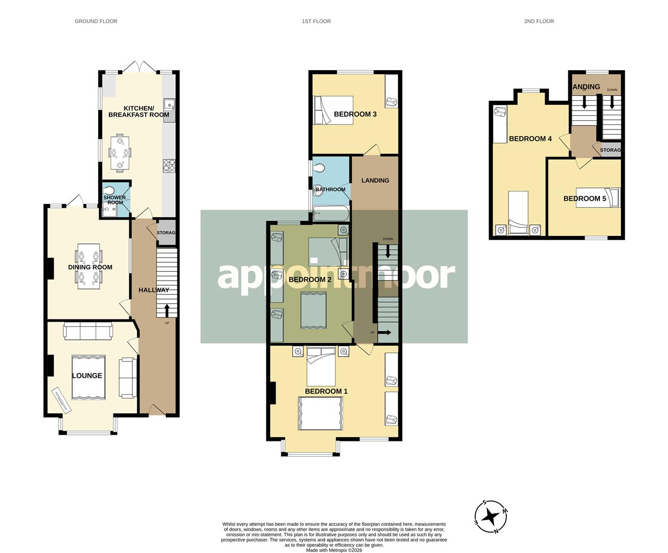 54, St. Helens Road, Westcliff-On-Sea floorplan