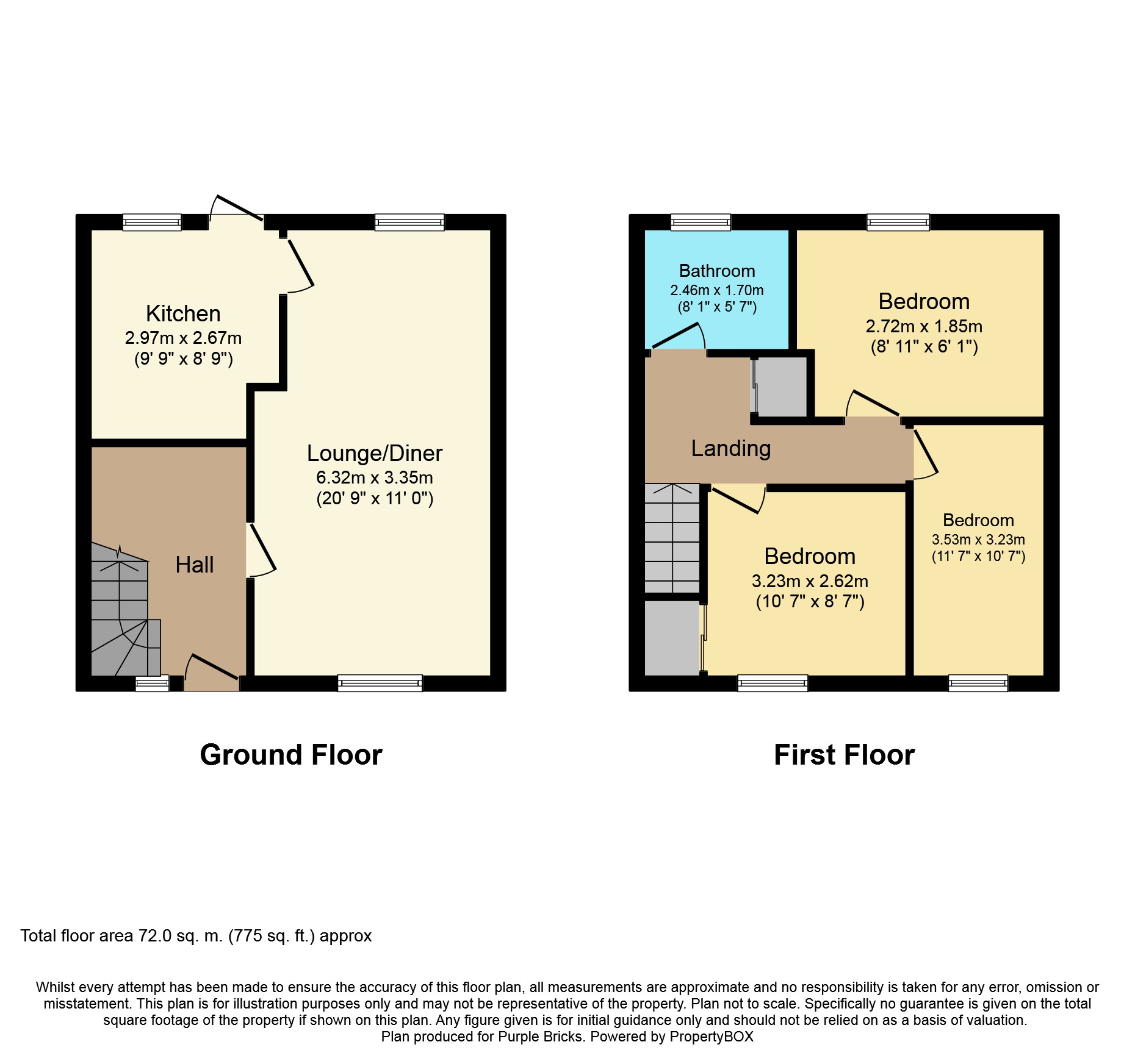 3 Bedrooms Terraced house for sale in Nethan Place, Hamilton ML3