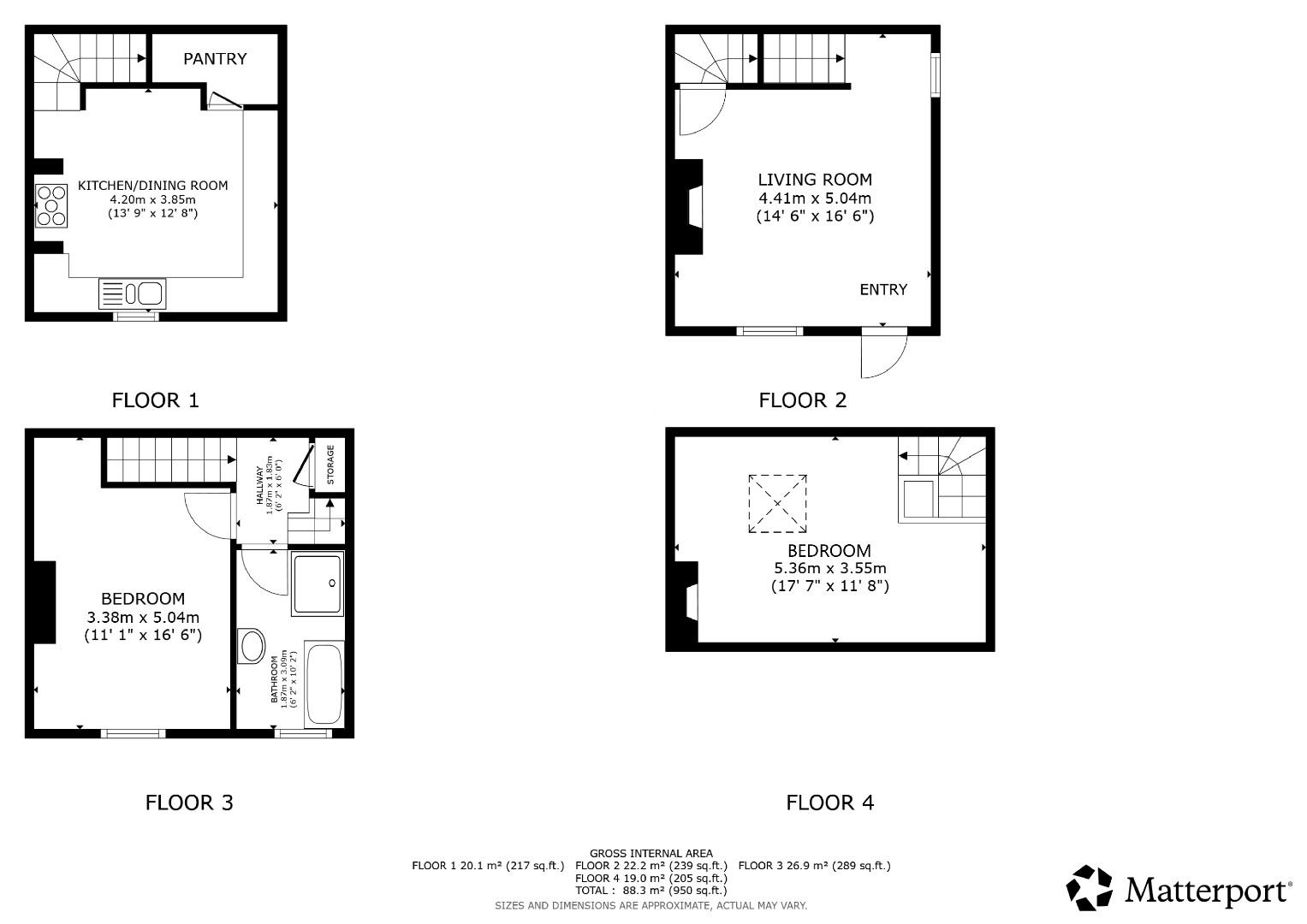 58, Carlton Street, Otley floorplan