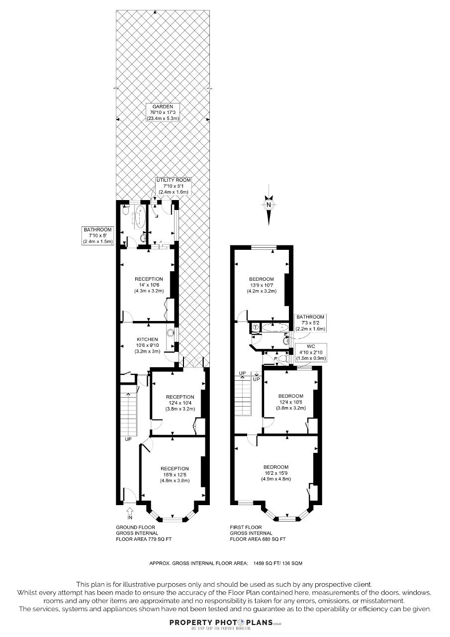 13, Caddington Road, London floorplan