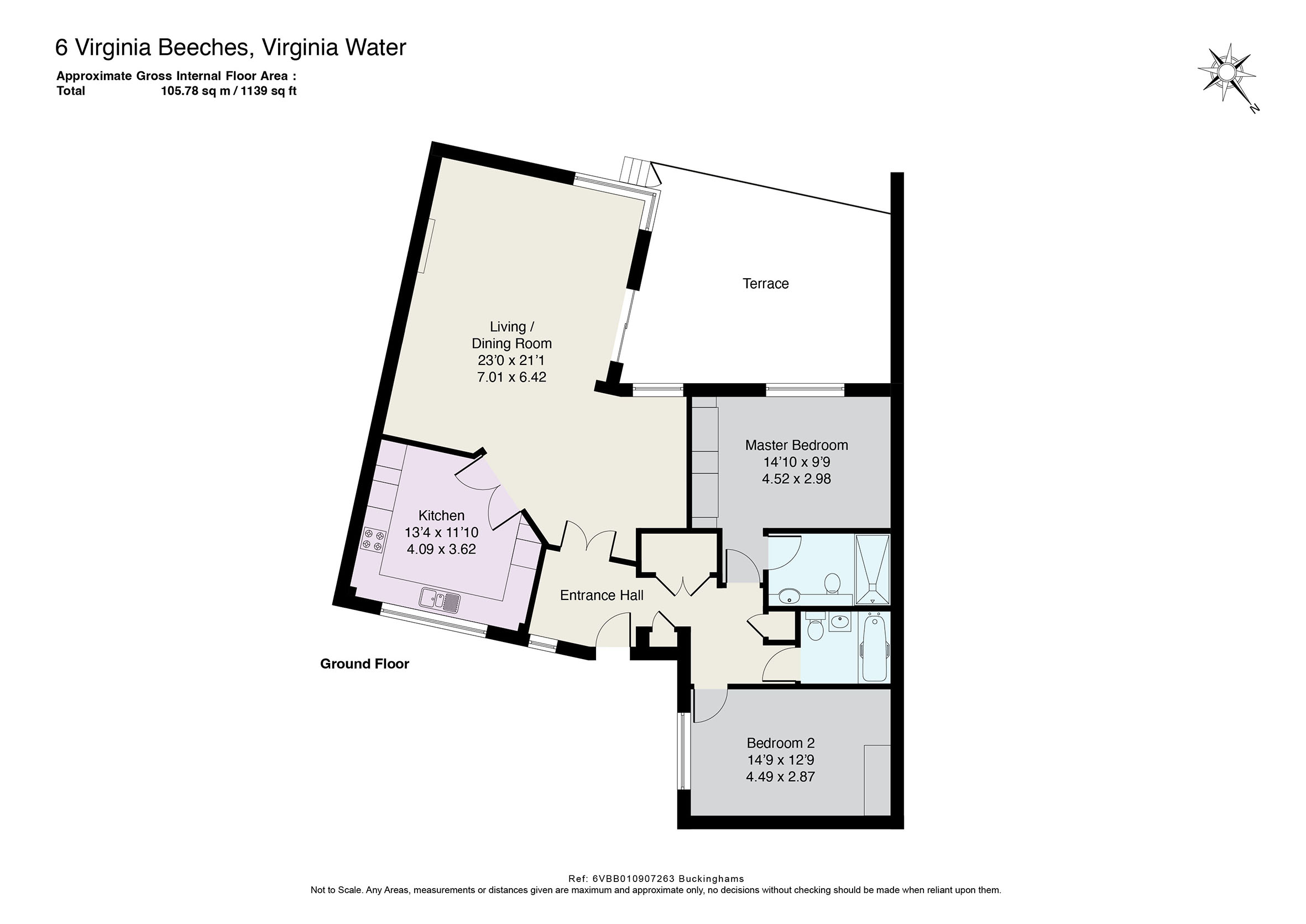 6 Virginia Beeches, Callow Hill, Virginia Water floorplan