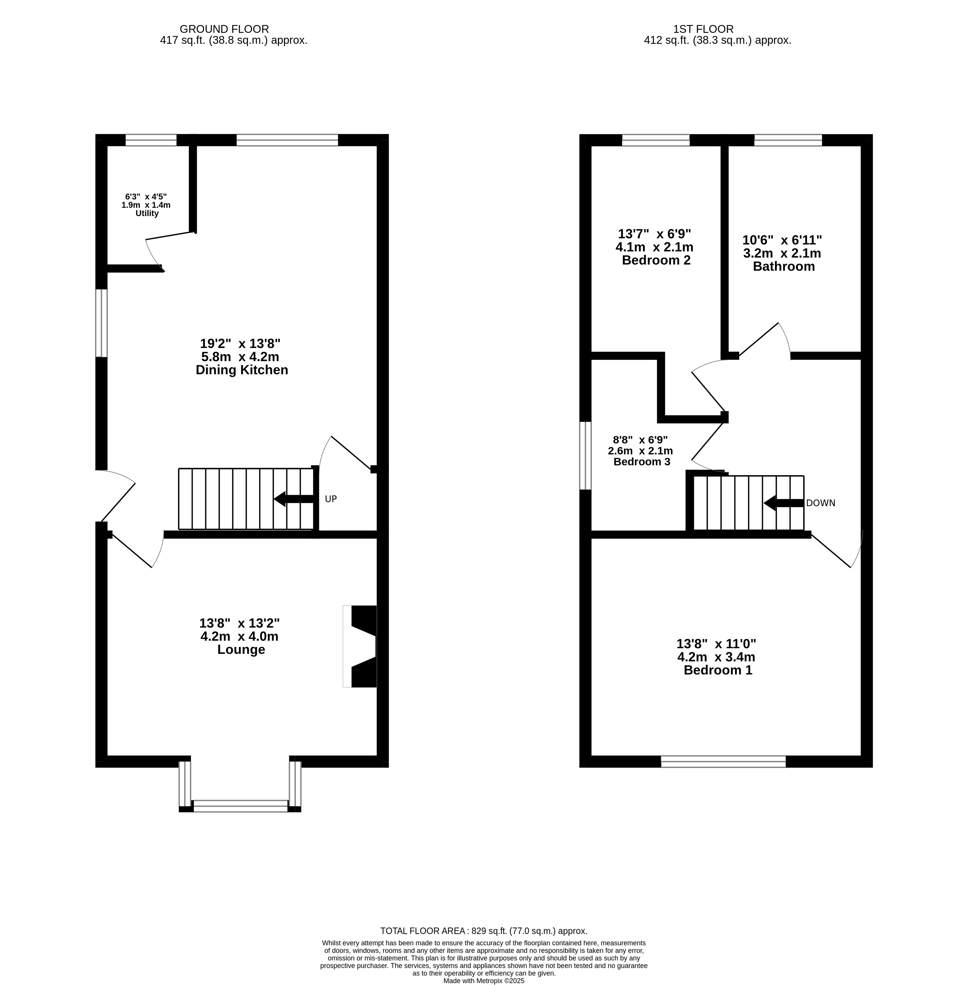 25, Hawthorne Road, Huddersfield floorplan