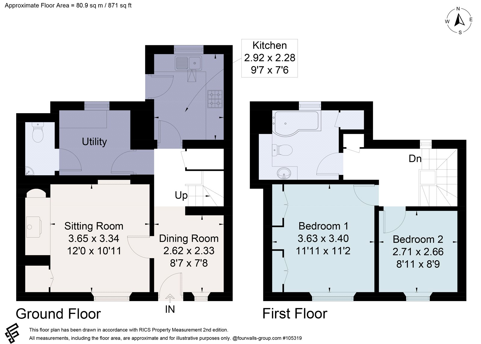2 New Row,, Brockhampton, Gloucestershire floorplan