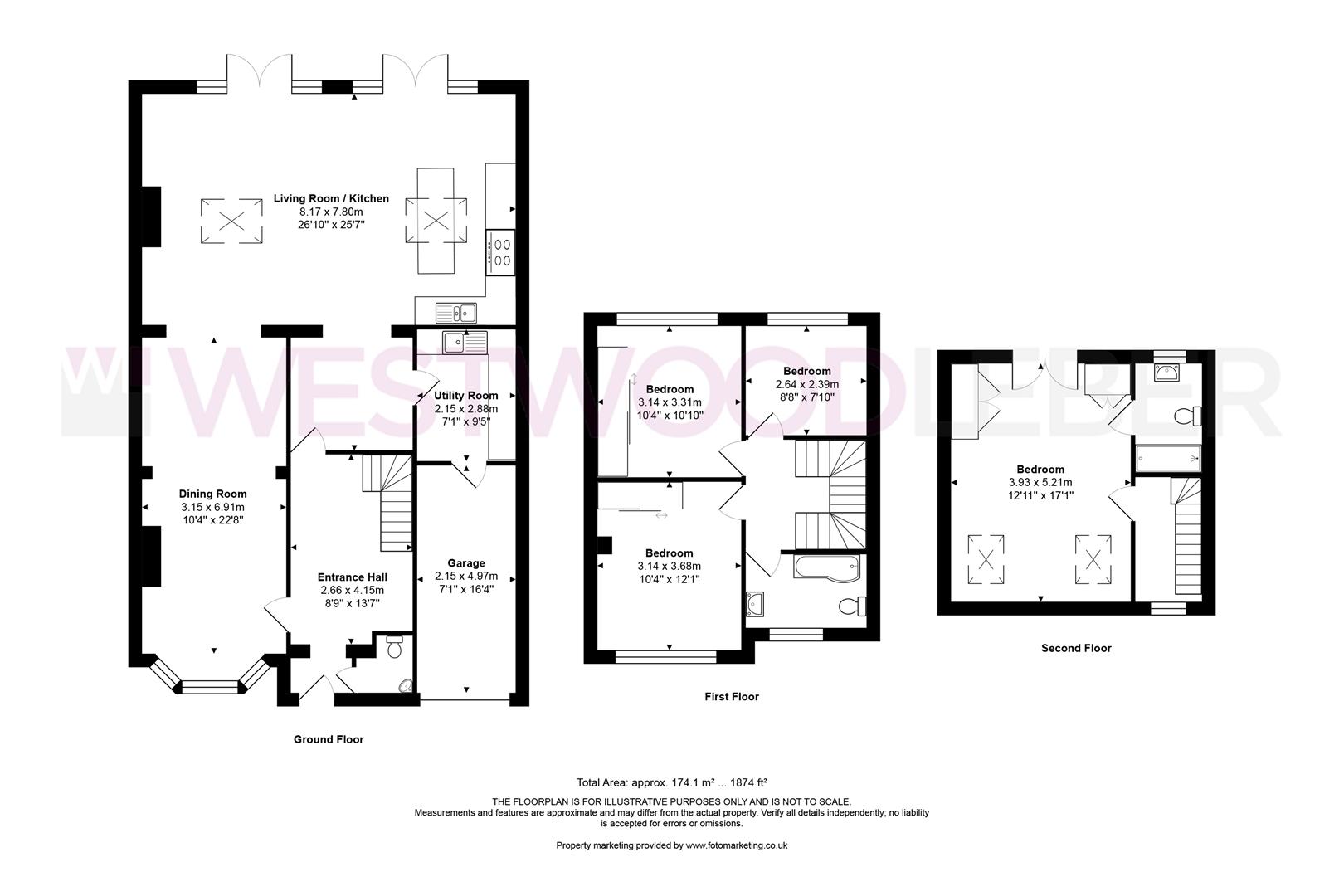 10, Beverley Close, Broxbourne floorplan