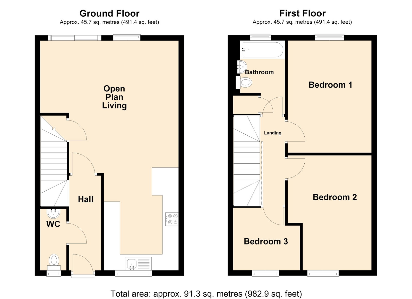 8b, The Rampart, Ely floorplan