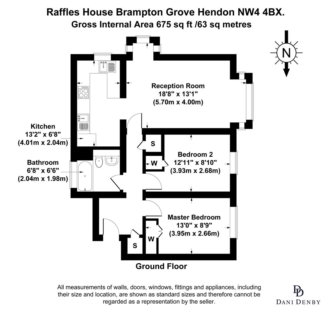 67 Brampton Grove, London floorplan