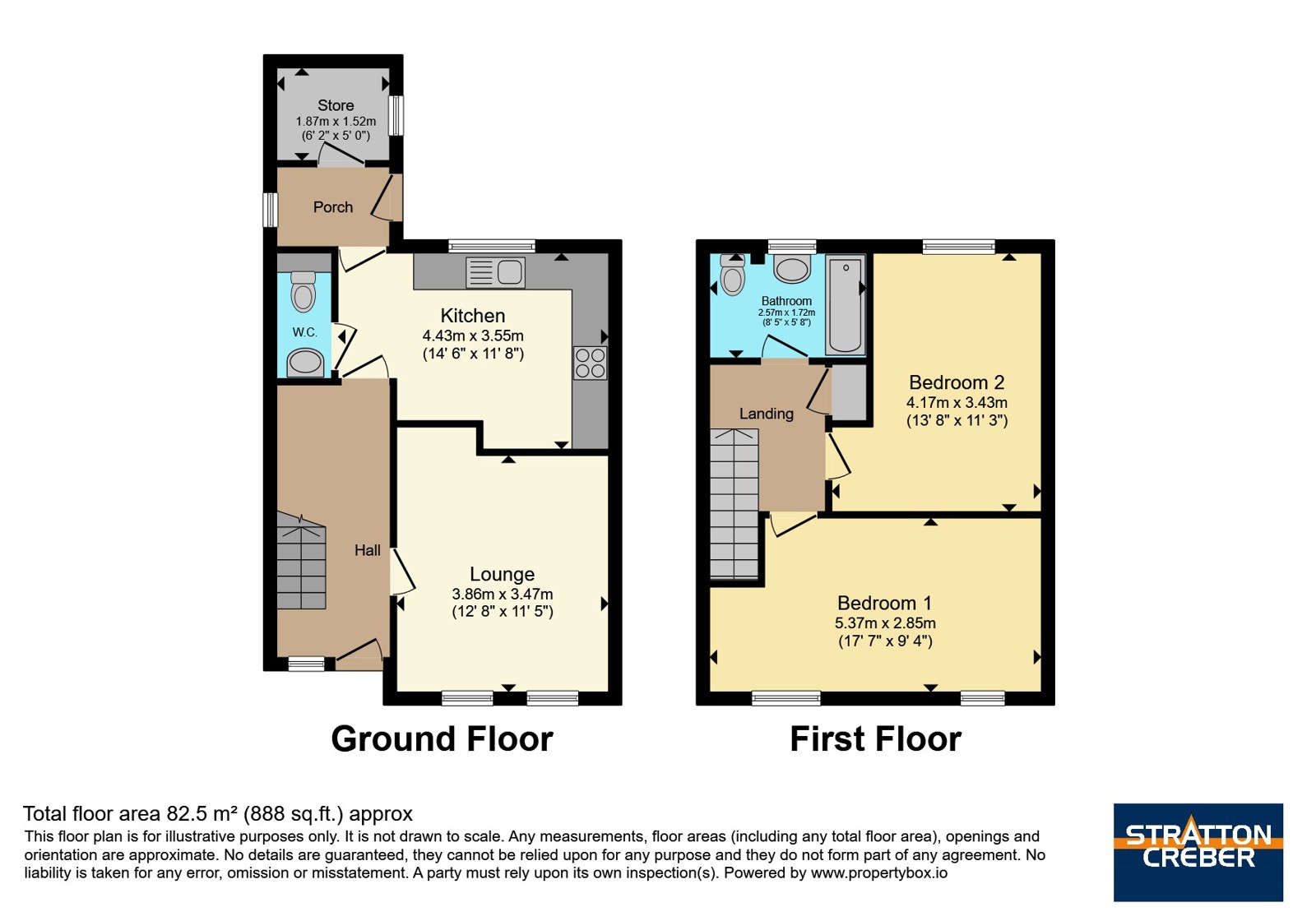 75, Grenville Gardens, Camborne floorplan