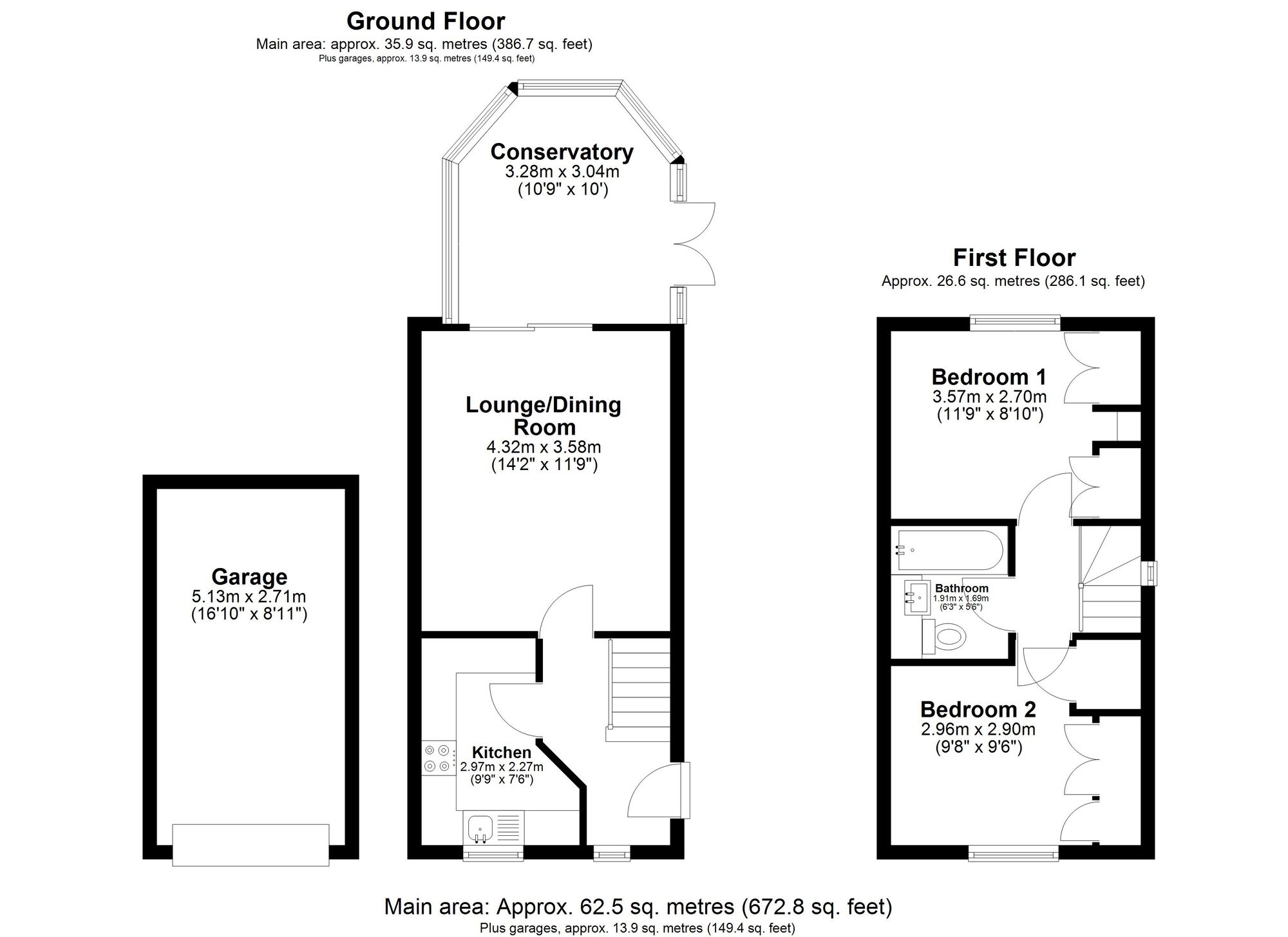 21 New Path, Ely floorplan