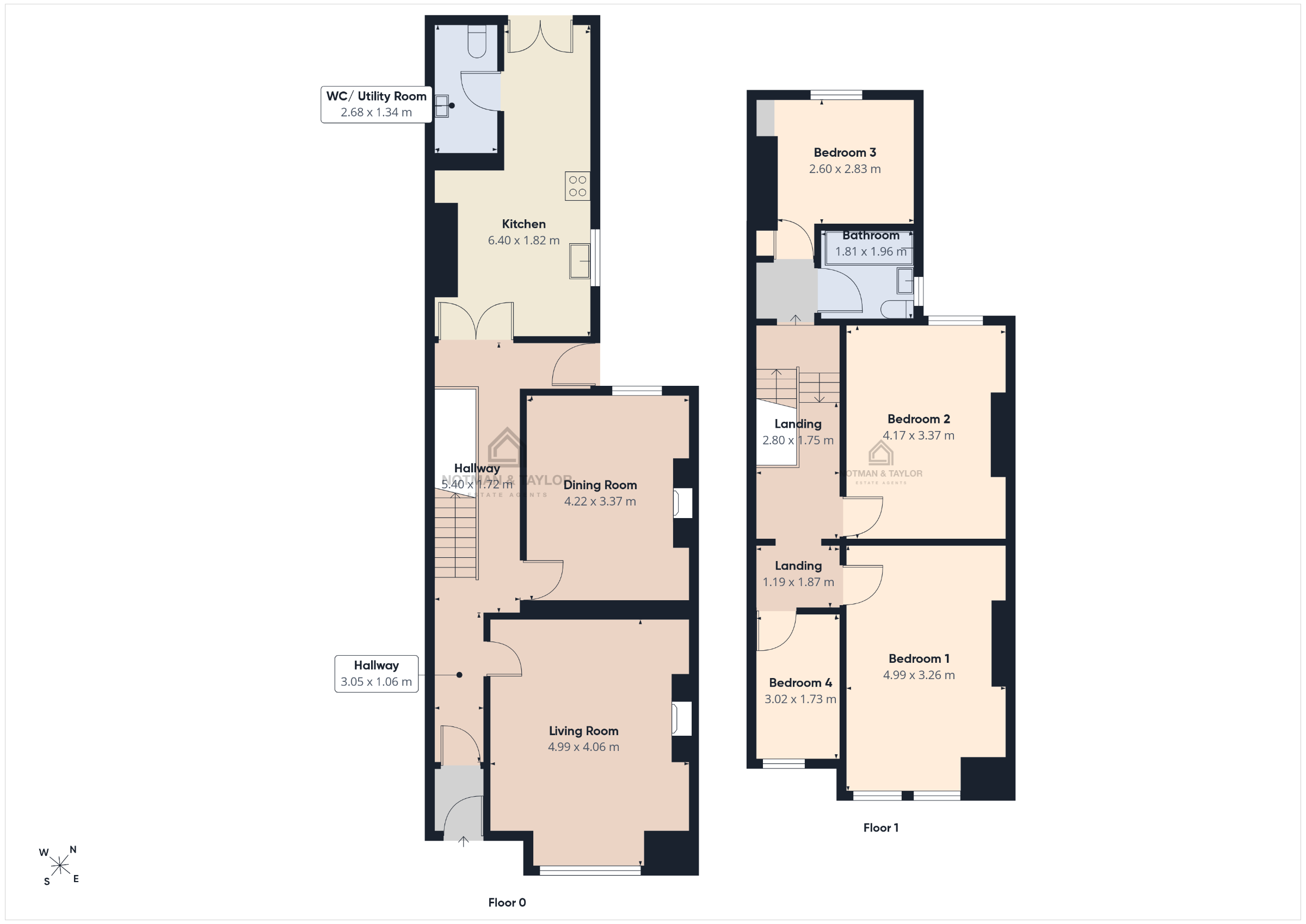 84 North Road, Torpoint floorplan
