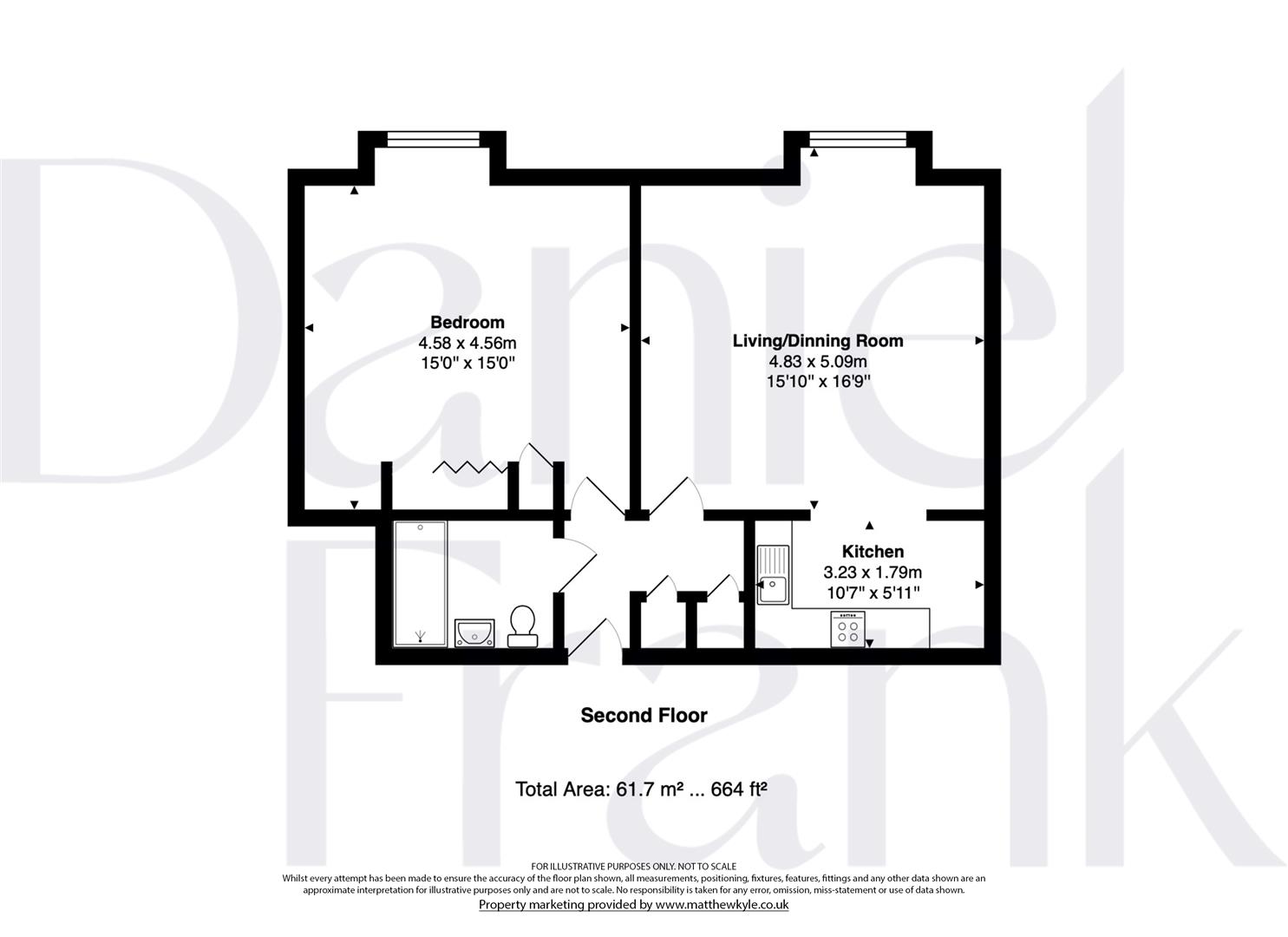47 Carlton House, Algers Road, Loughton floorplan