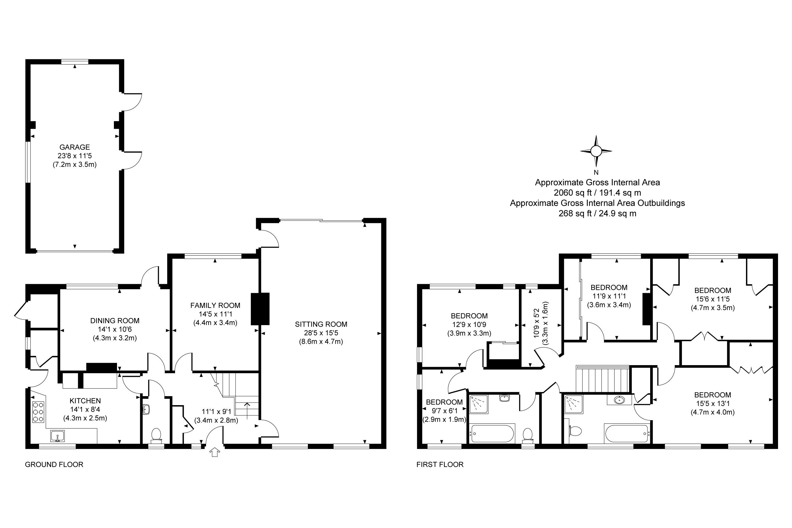 6 Bedrooms Detached house for sale in Sole Farm Road, Bookham, Leatherhead KT23