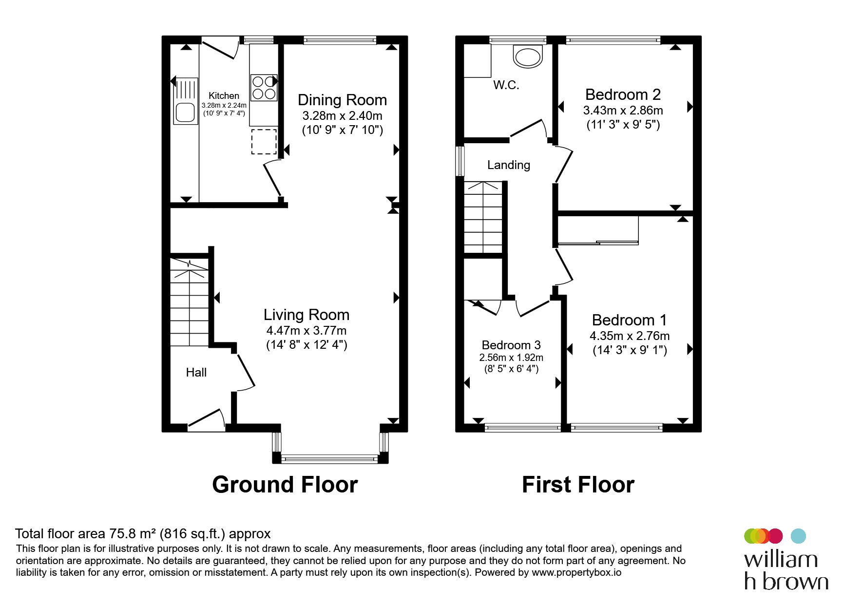 21, The Oval, Bingley floorplan