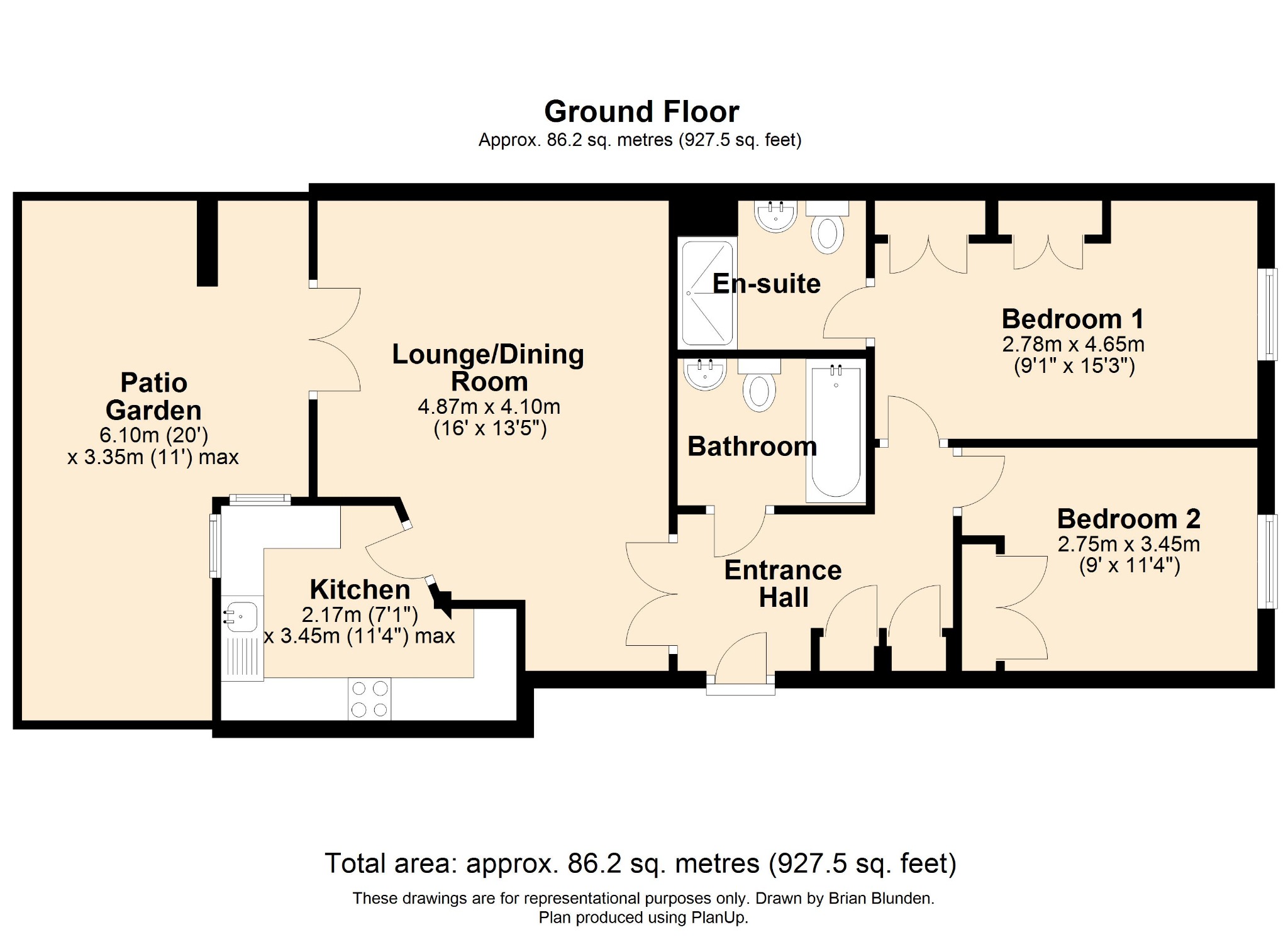 2 Bedrooms Flat for sale in Kings Gate, Horsham RH12