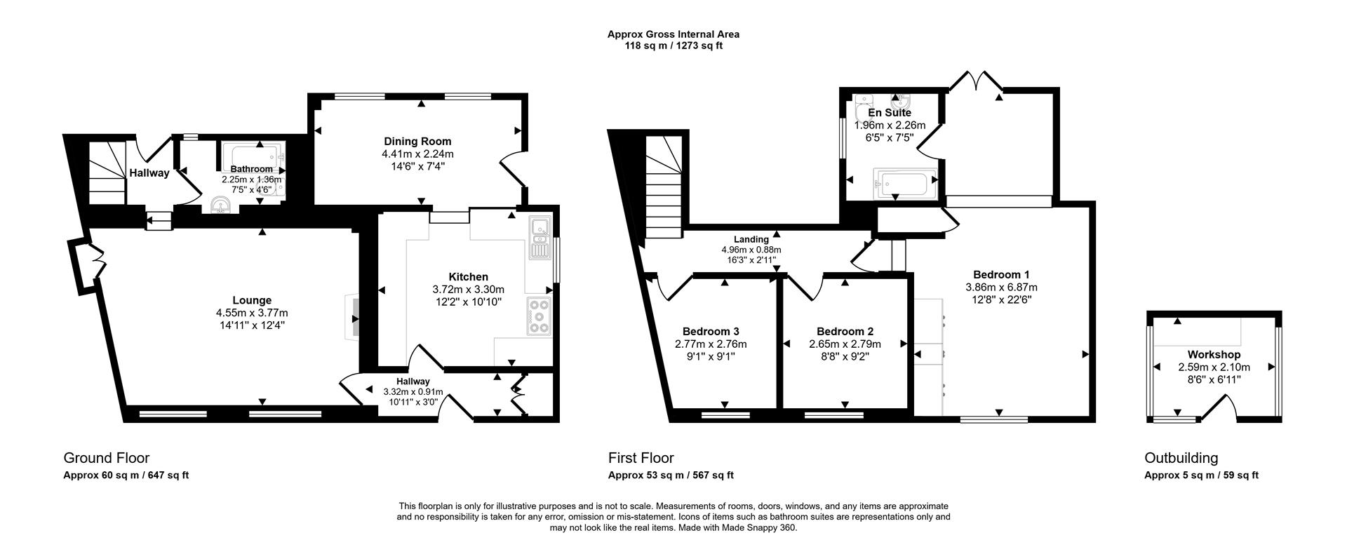 Bramley Cottage, 19a Wesley Road, Haverfordwest floorplan