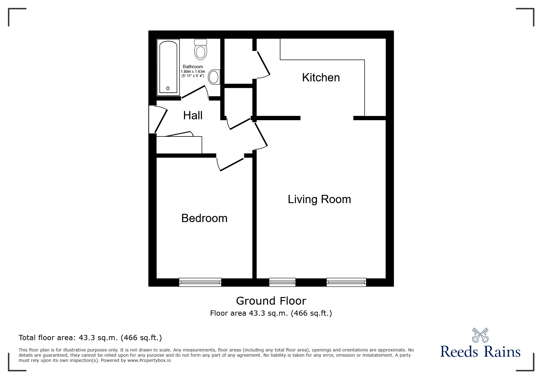 150, Drapers Fields, Coventry floorplan