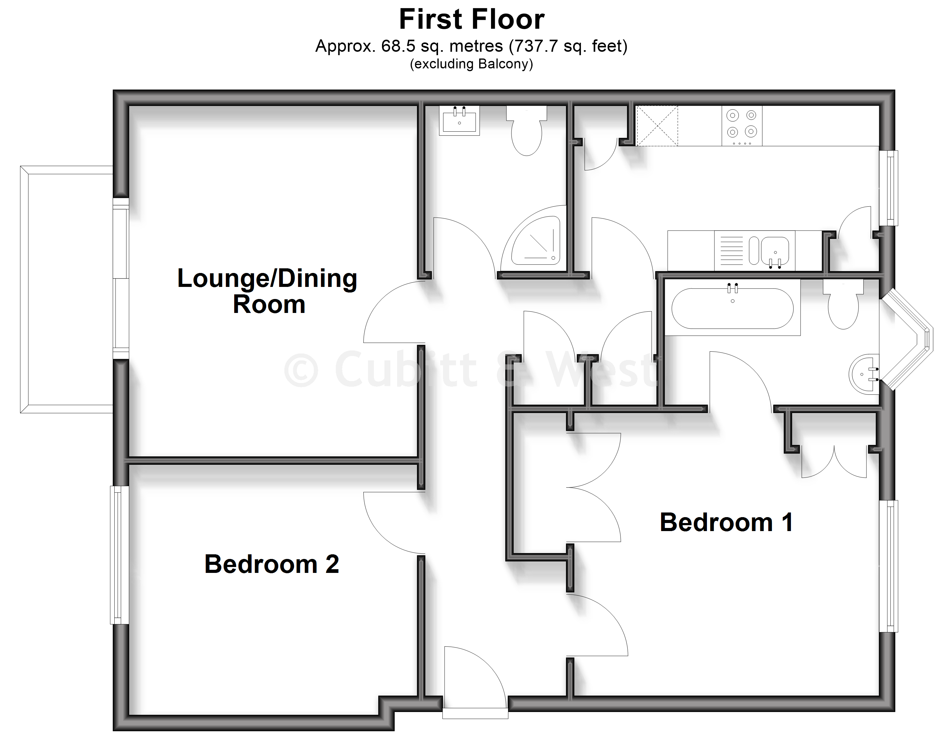 Westbury Lodge, Queens Lane, Arundel floorplan