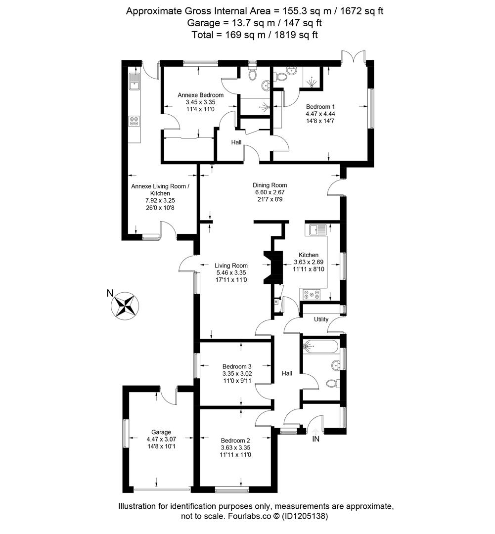25, Exeter Gate, South Molton floorplan